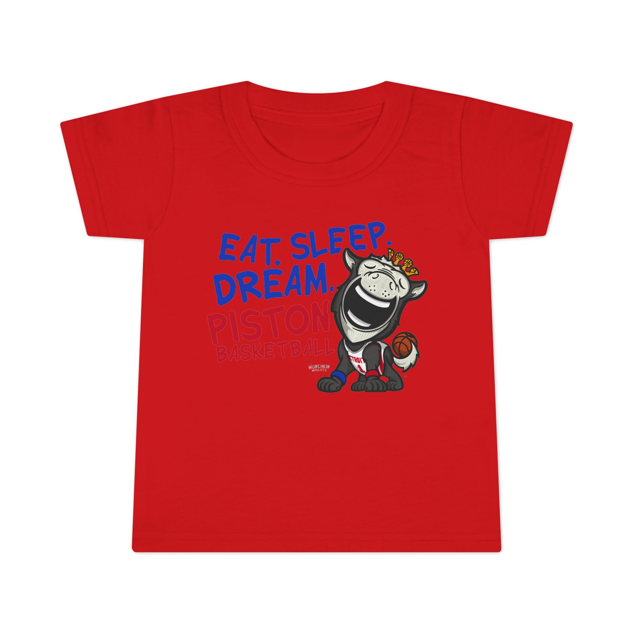 Toddler T-shirt - Eat Sleep Dream - Lil' Hooper DET Basketball