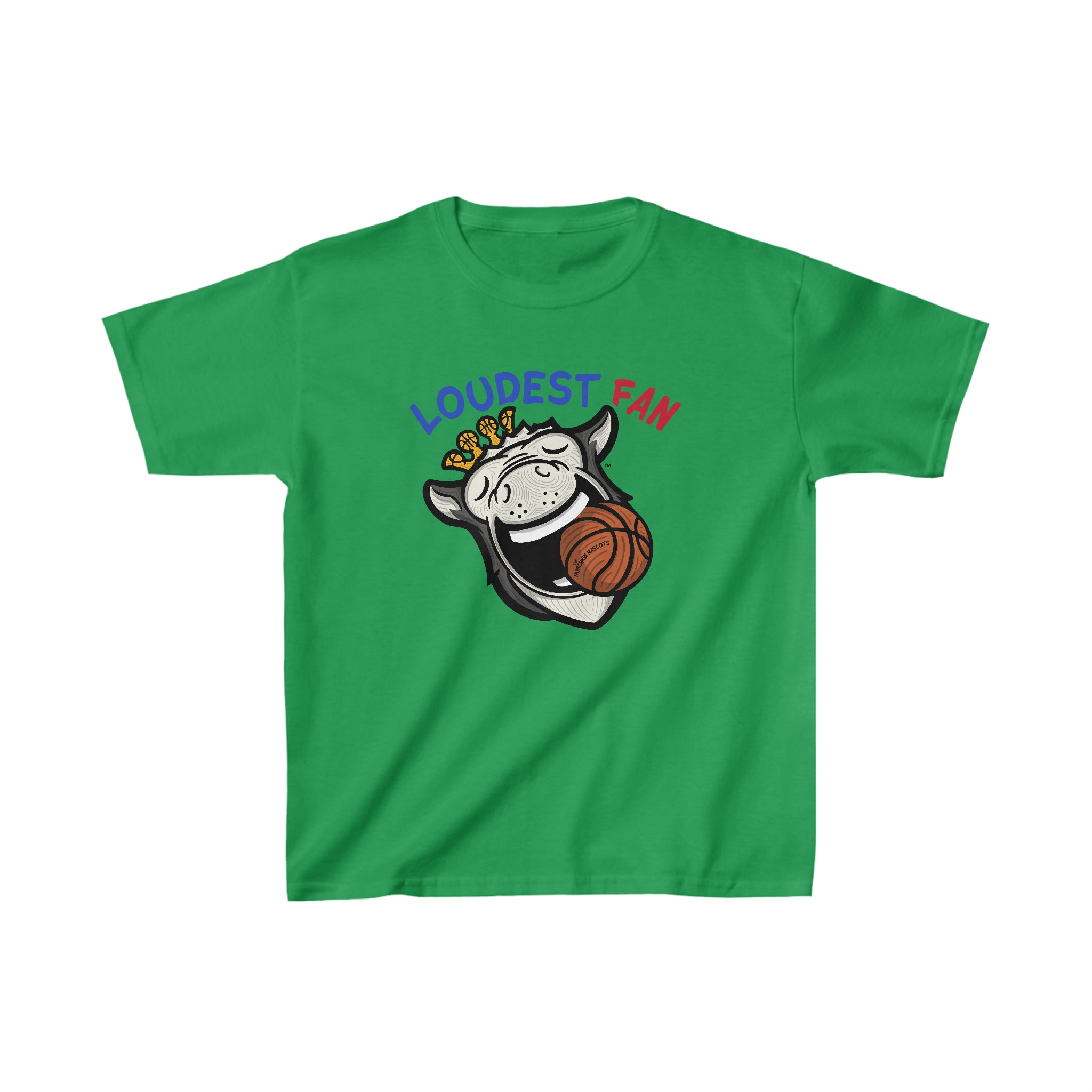 Kids Heavy Cotton™ Tee - Loudest Fan - Lil' Hooper DET Basketball