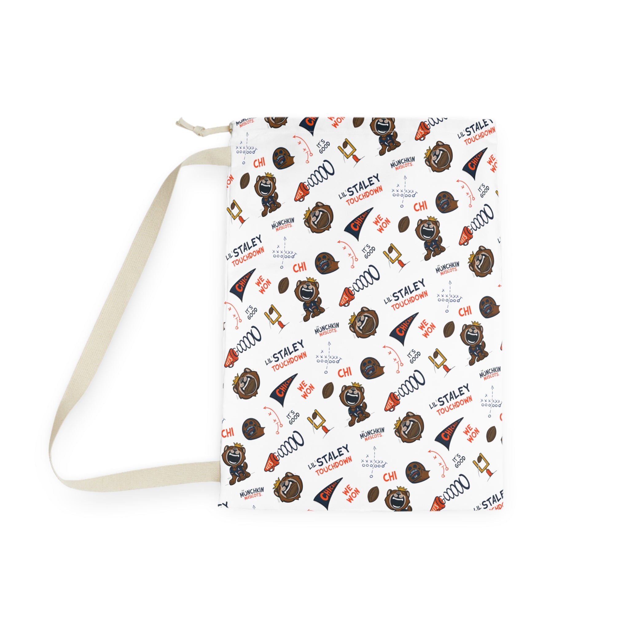 Laundry Bag - Pattern - Lil' Staley CHI Football