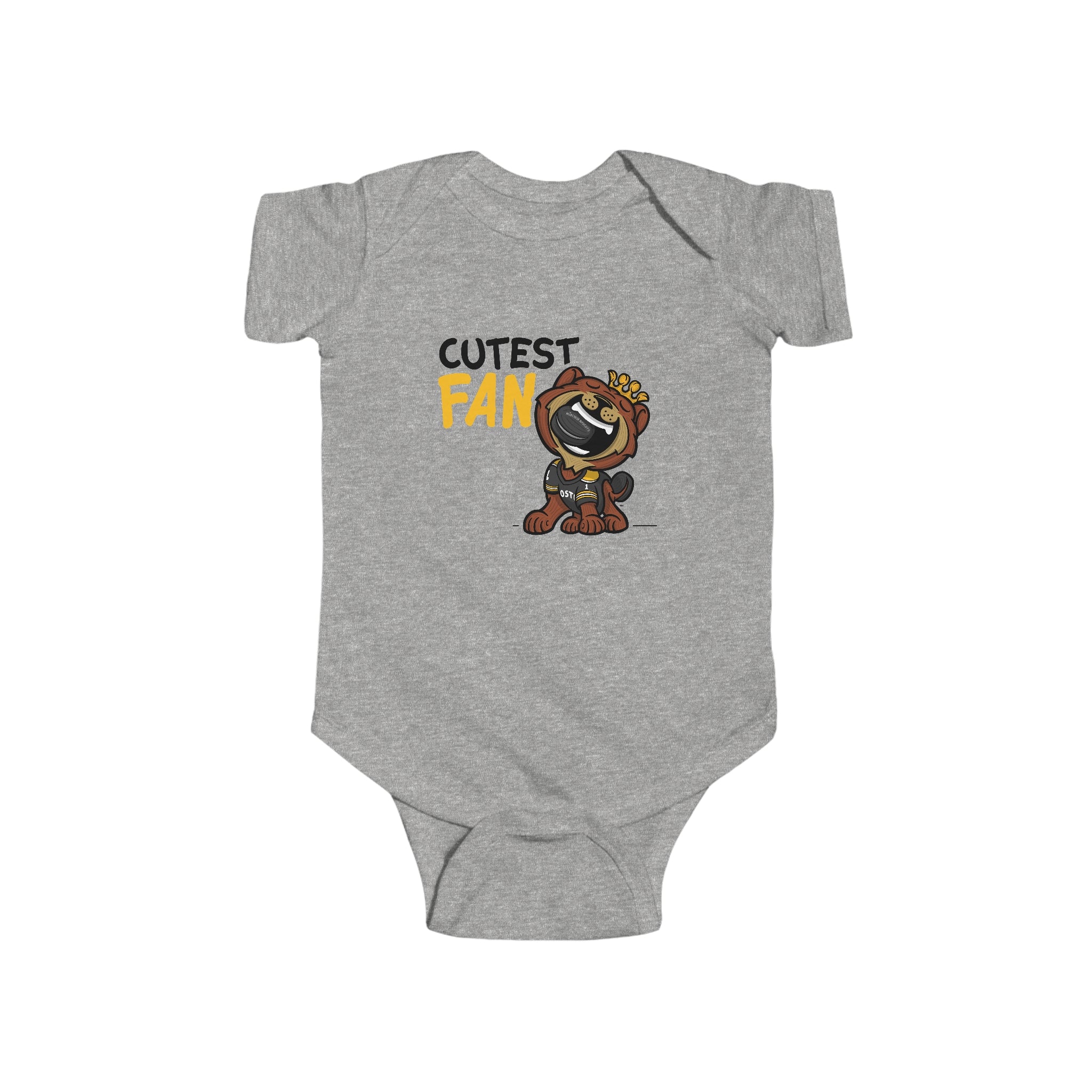 Infant Fine Jersey Bodysuit - Cutest Fan - Lil' Blades BOS Hockey