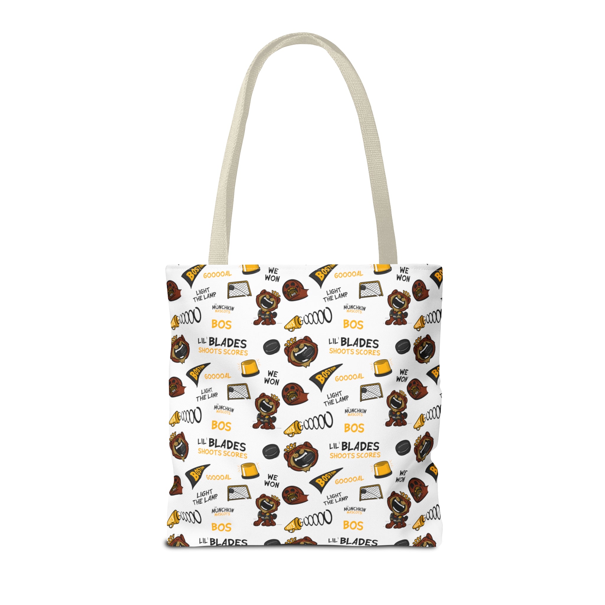 Tote Bag (AOP) - Pattern - Lil' Blades BOS Hockey