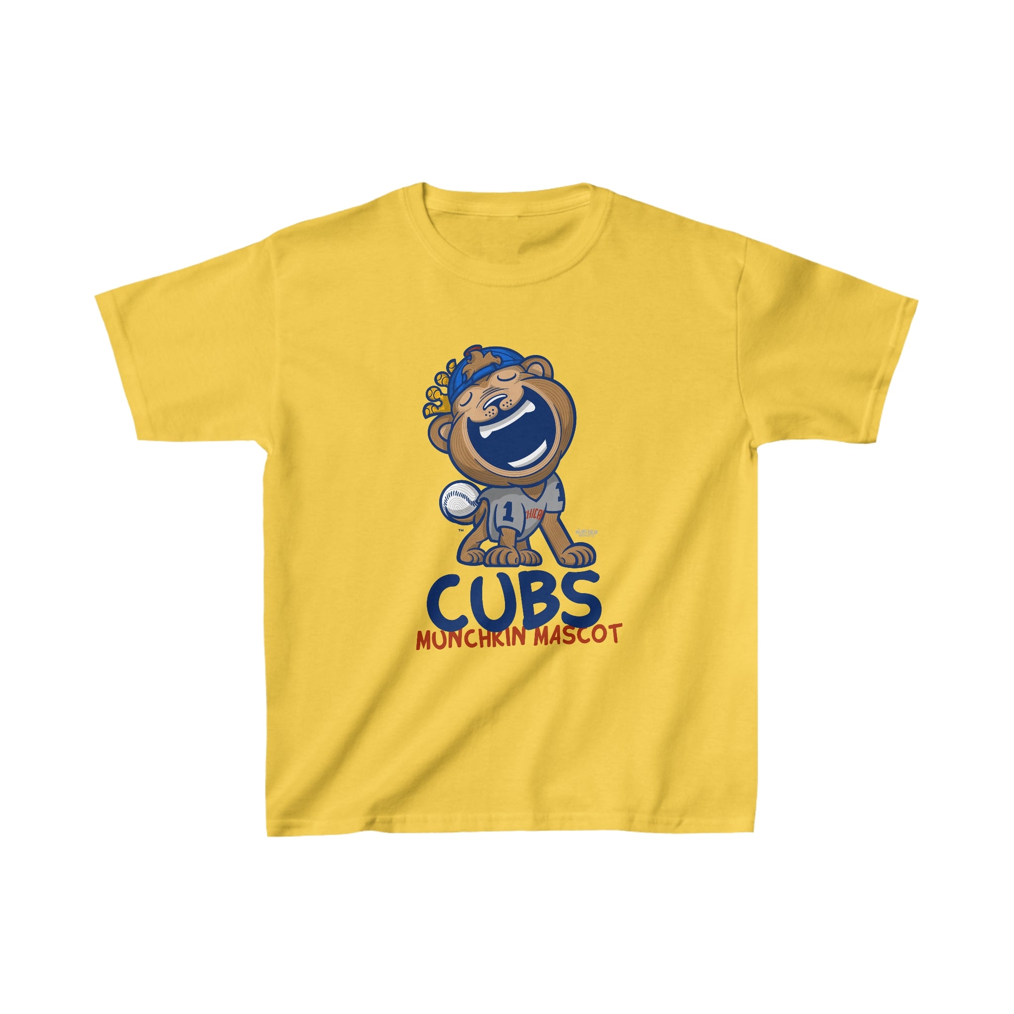 Kids Heavy Cotton™ Tee - Munchkin Mascot - Lil' Clark CHI Baseball