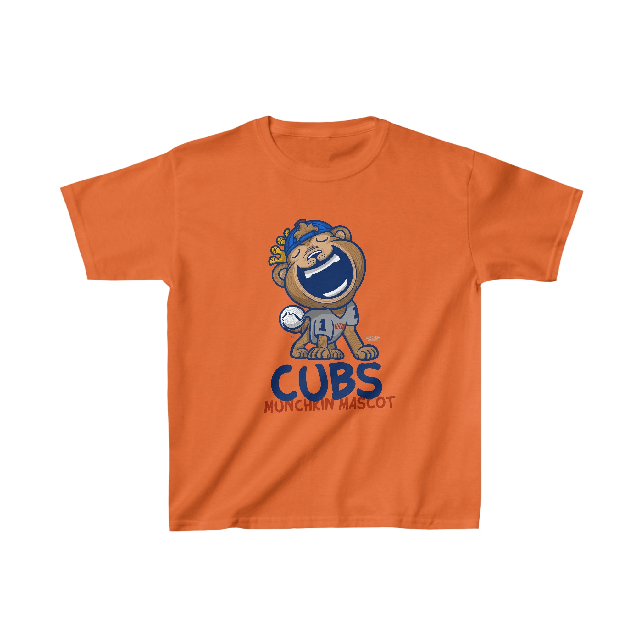 Kids Heavy Cotton™ Tee - Munchkin Mascot - Lil' Clark CHI Baseball