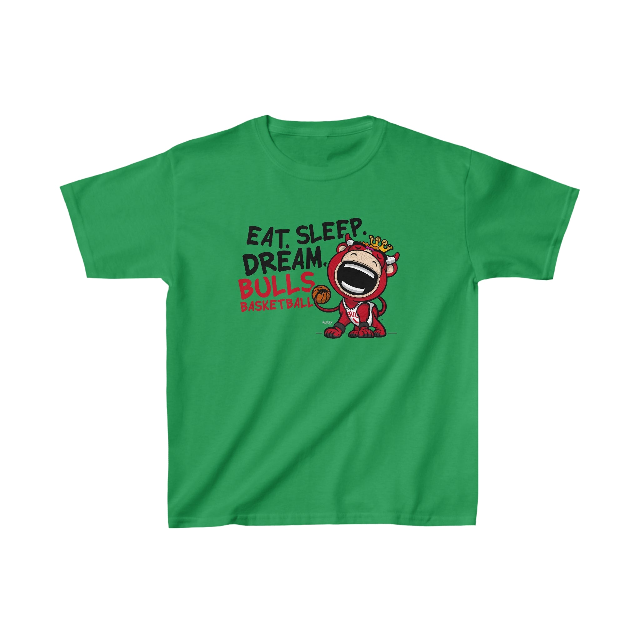 Kids Heavy Cotton™ Tee - Eat Sleep Dream - Lil' Benny CHI Basketball