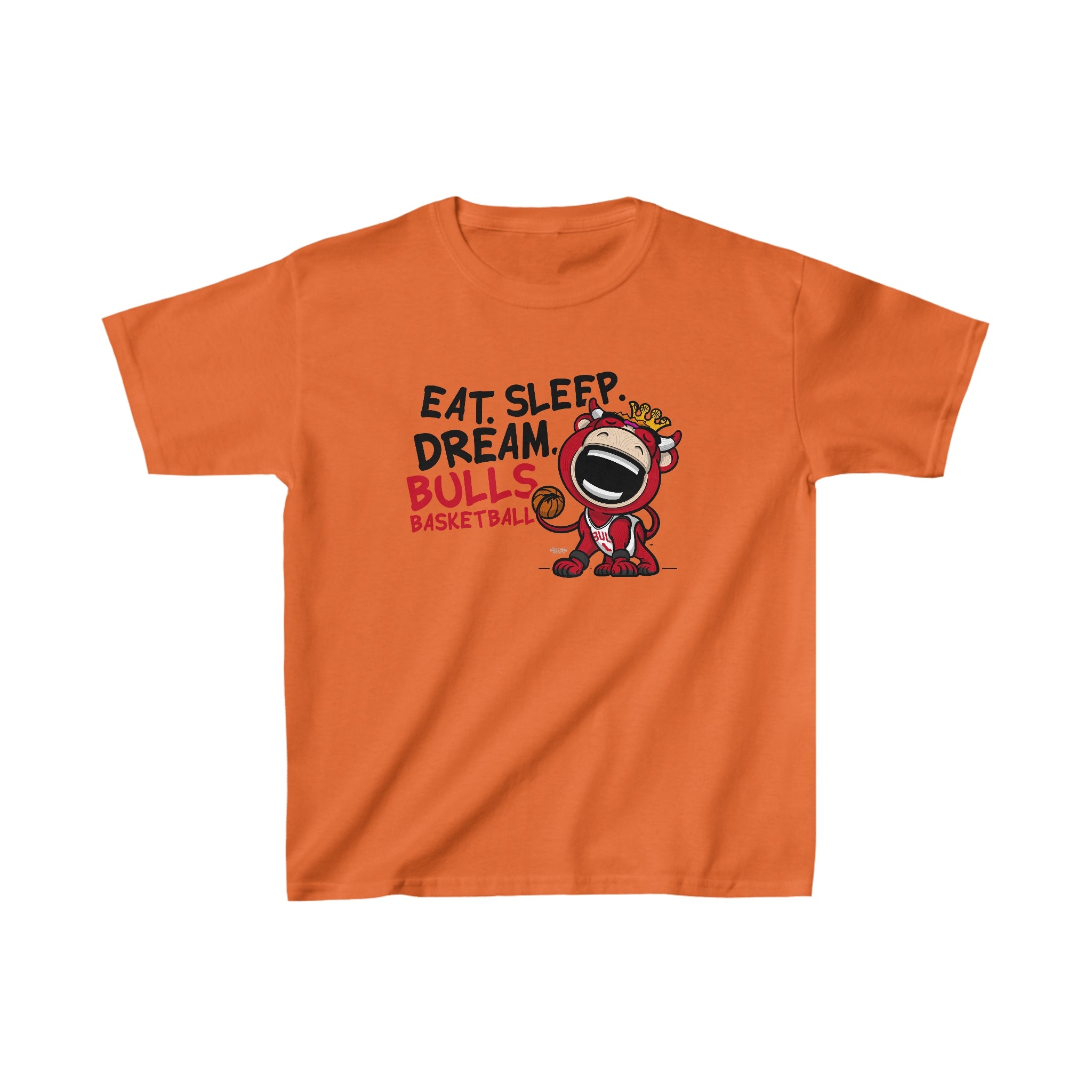 Kids Heavy Cotton™ Tee - Eat Sleep Dream - Lil' Benny CHI Basketball