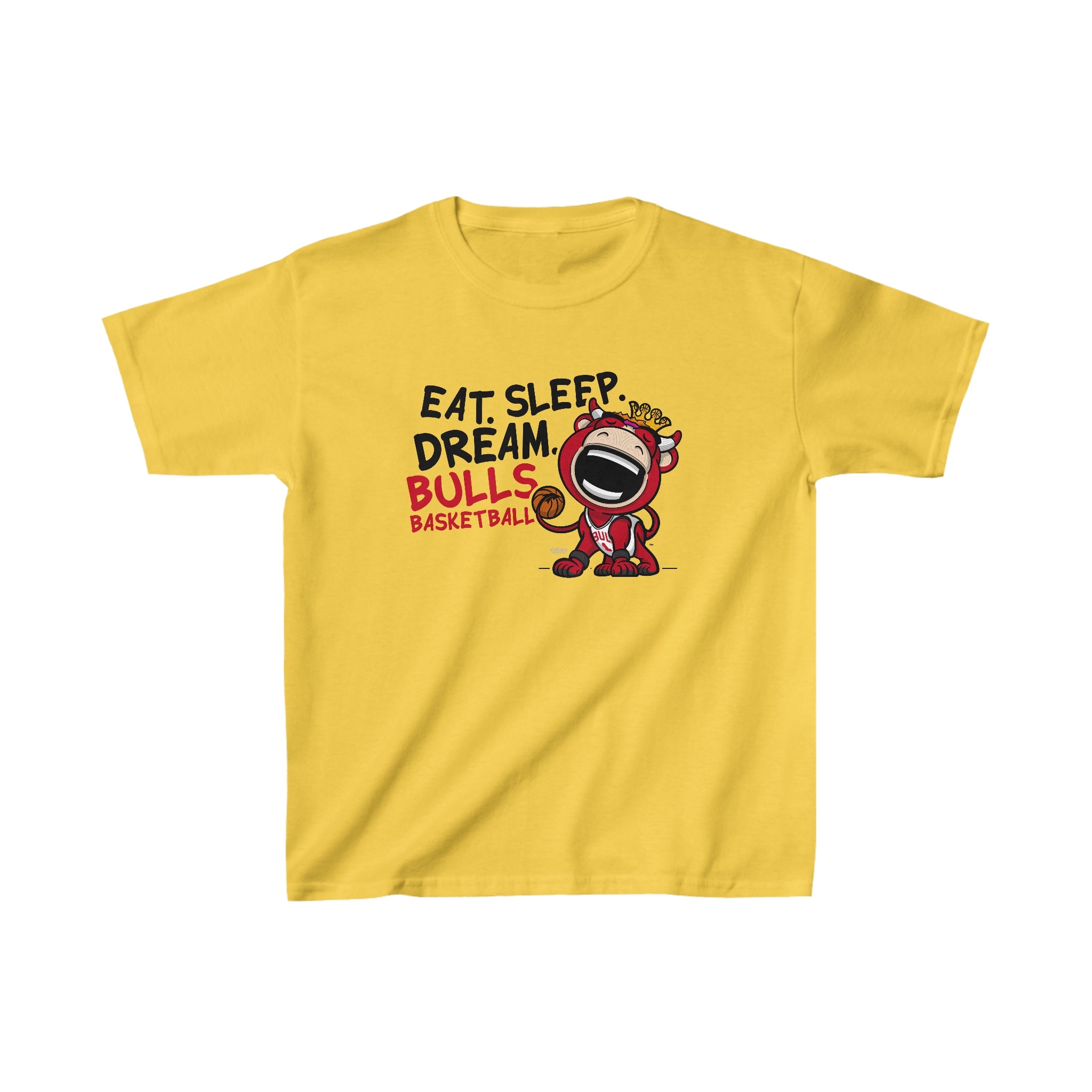 Kids Heavy Cotton™ Tee - Eat Sleep Dream - Lil' Benny CHI Basketball