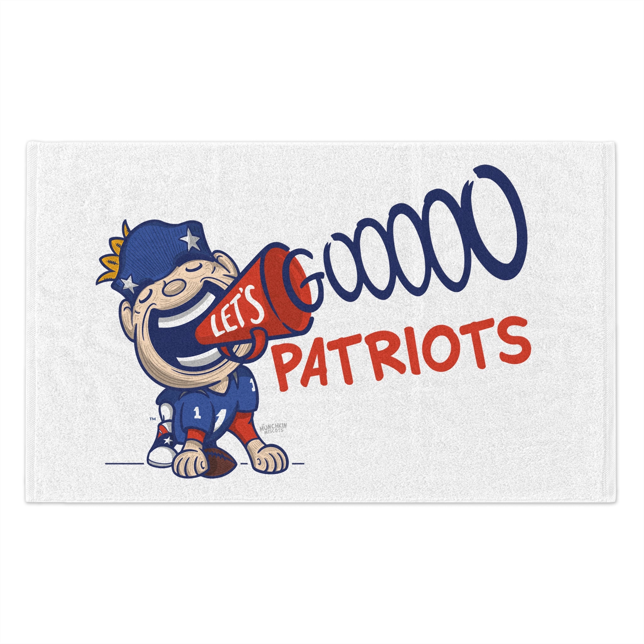 Rally Towel, 11x18 - Lets Go - Lil' Pat NE Football