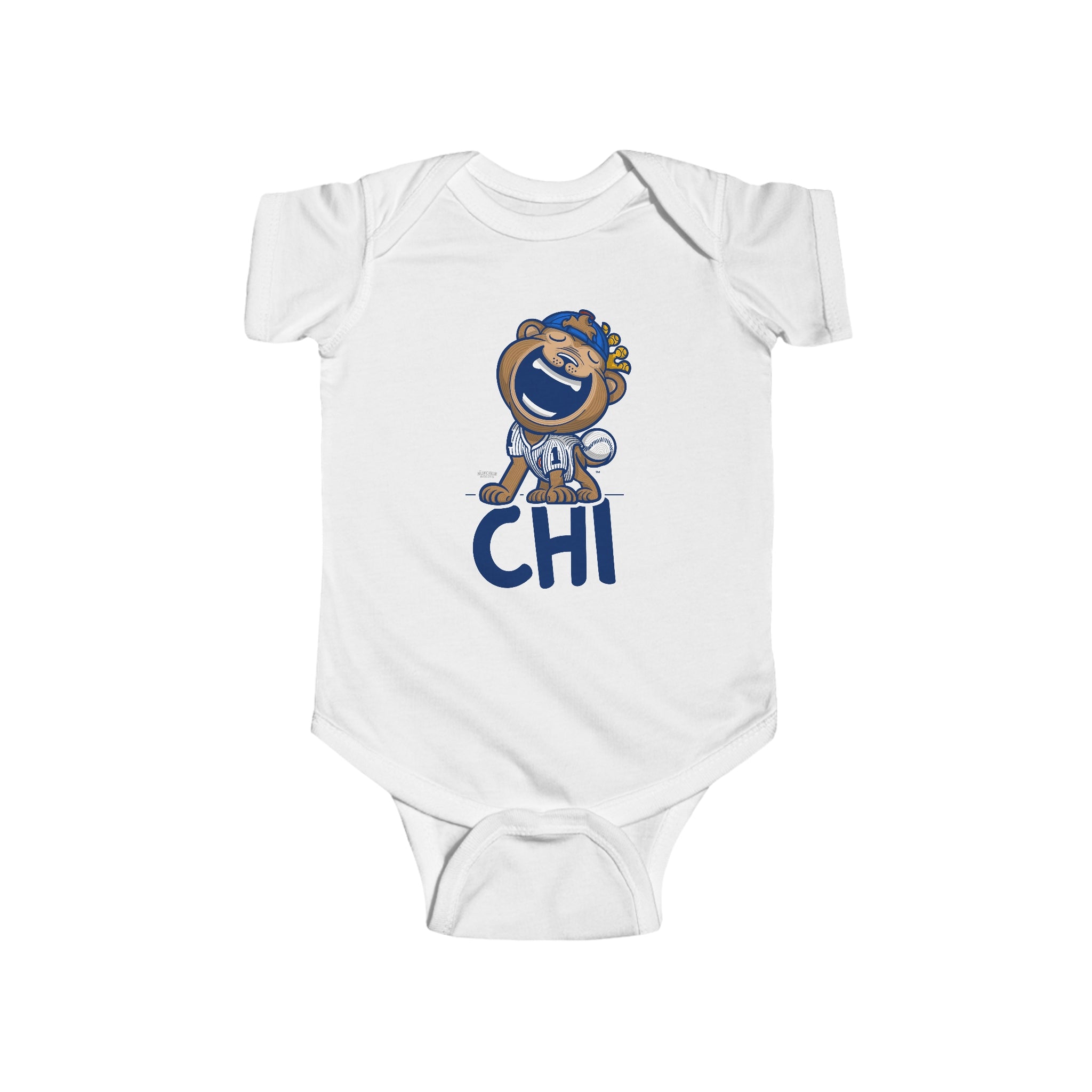 Infant Fine Jersey Bodysuit - CHI - Lil' Clark CHI Baseball