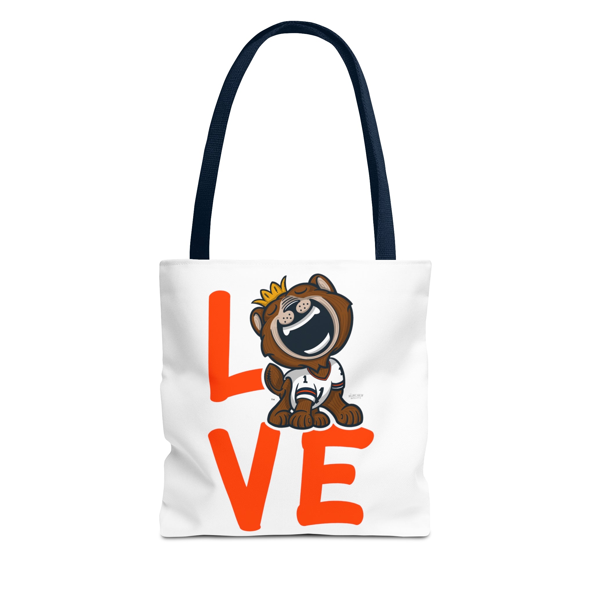 Tote Bag (AOP) - LOVE + Lets Go - Lil' Staley CHI Football