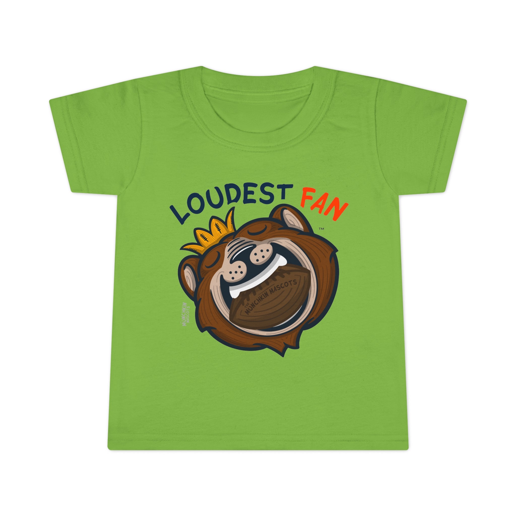 Toddler T-shirt - Loudest Fan - Lil' Staley CHI Football