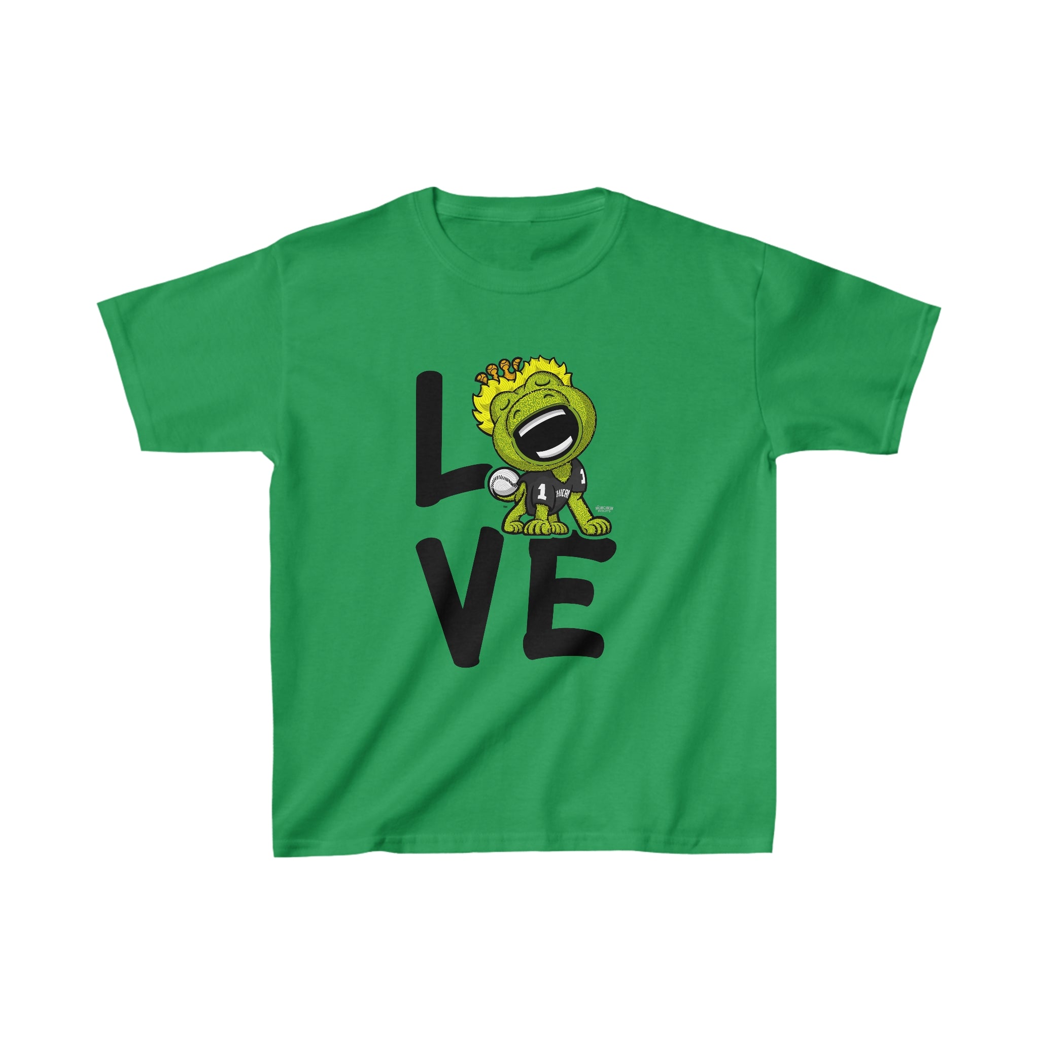 Kids Heavy Cotton™ Tee - LOVE - Lil' Southpaw CHI Baseball