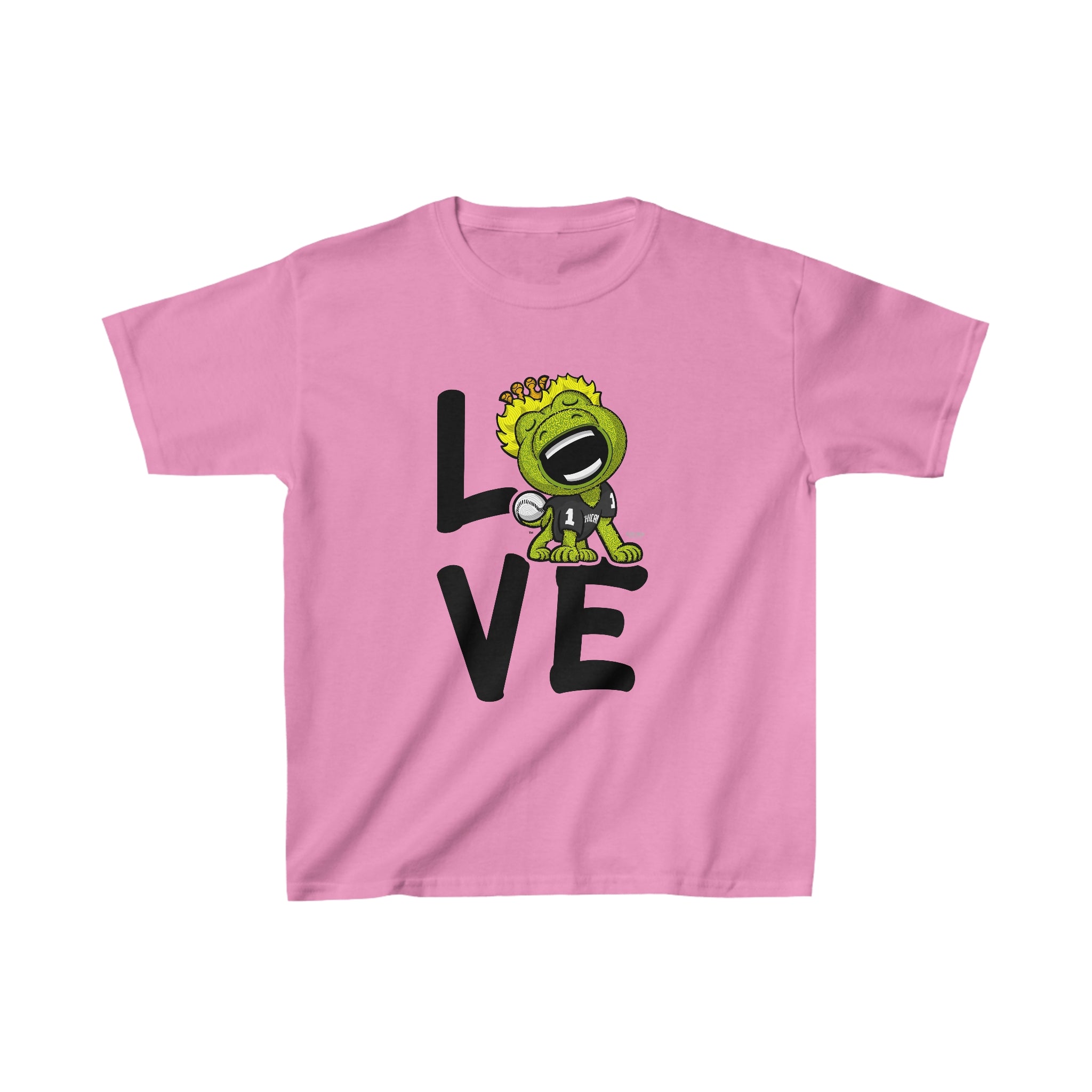 Kids Heavy Cotton™ Tee - LOVE - Lil' Southpaw CHI Baseball