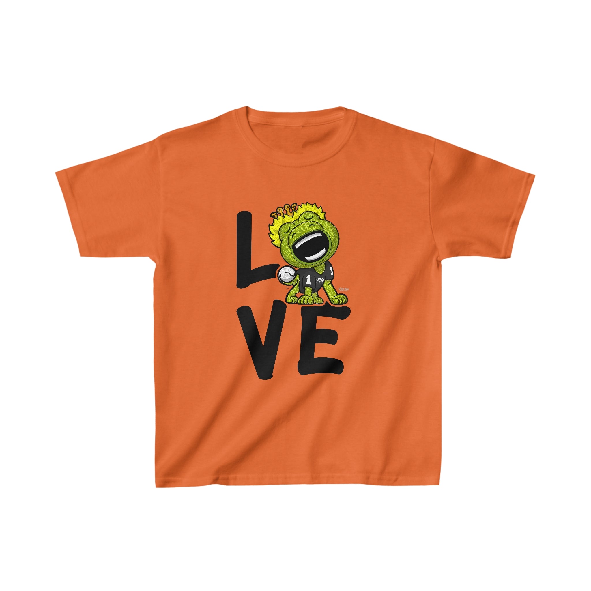 Kids Heavy Cotton™ Tee - LOVE - Lil' Southpaw CHI Baseball