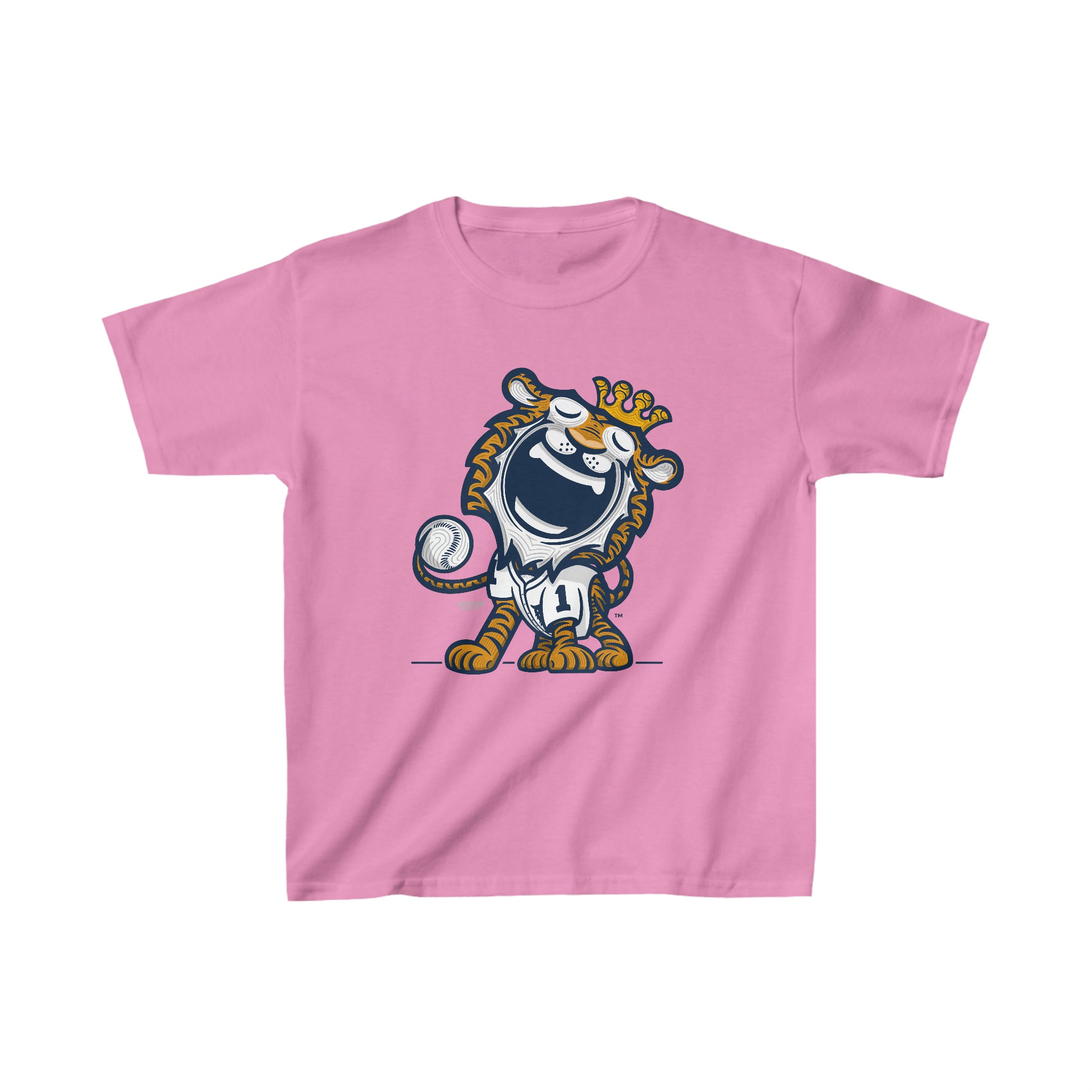 Kids Heavy Cotton™ Tee - Home Jersey - Lil' Paws DET Baseball