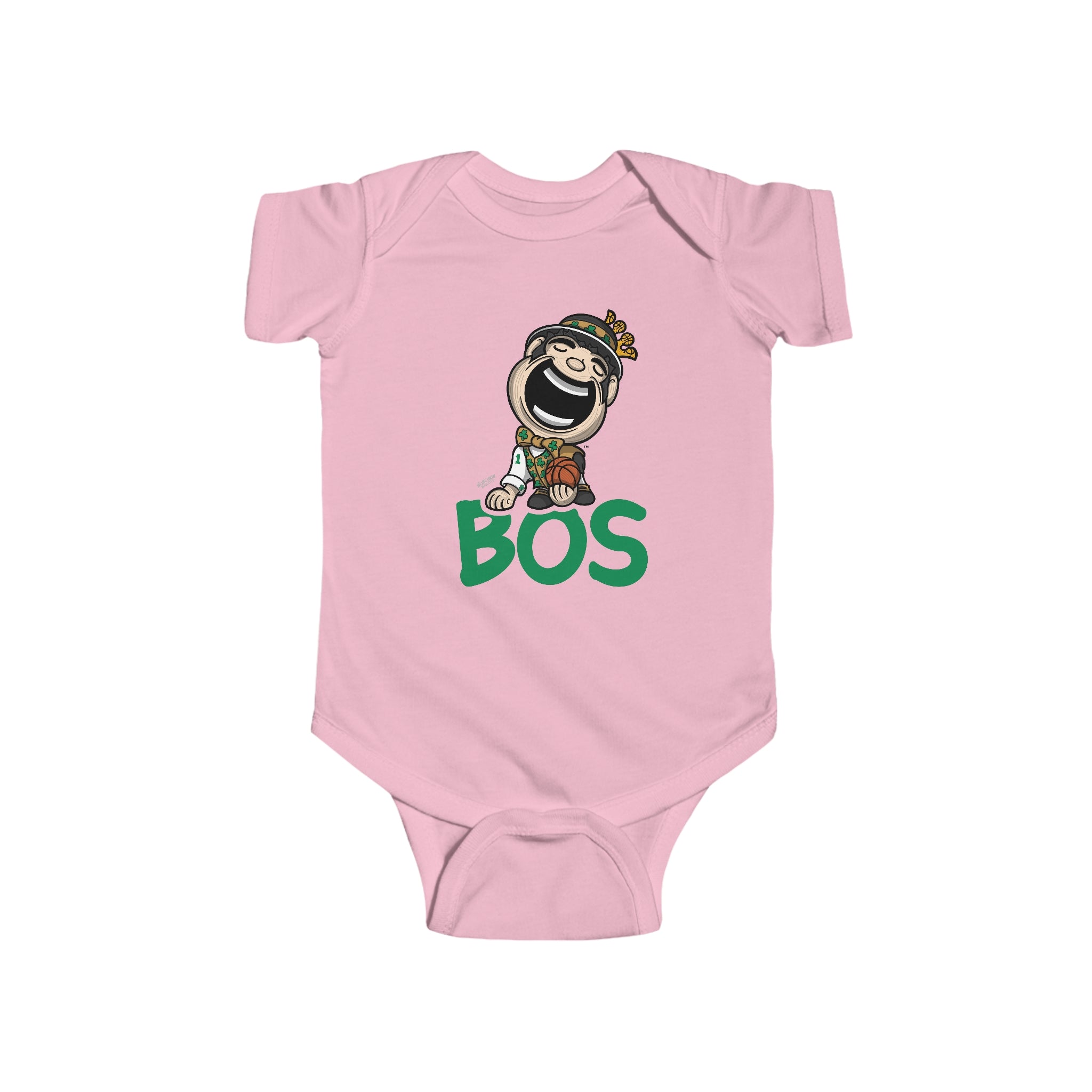 Infant Fine Jersey Bodysuit - BOS - Lil' Lucky BOS Basketball