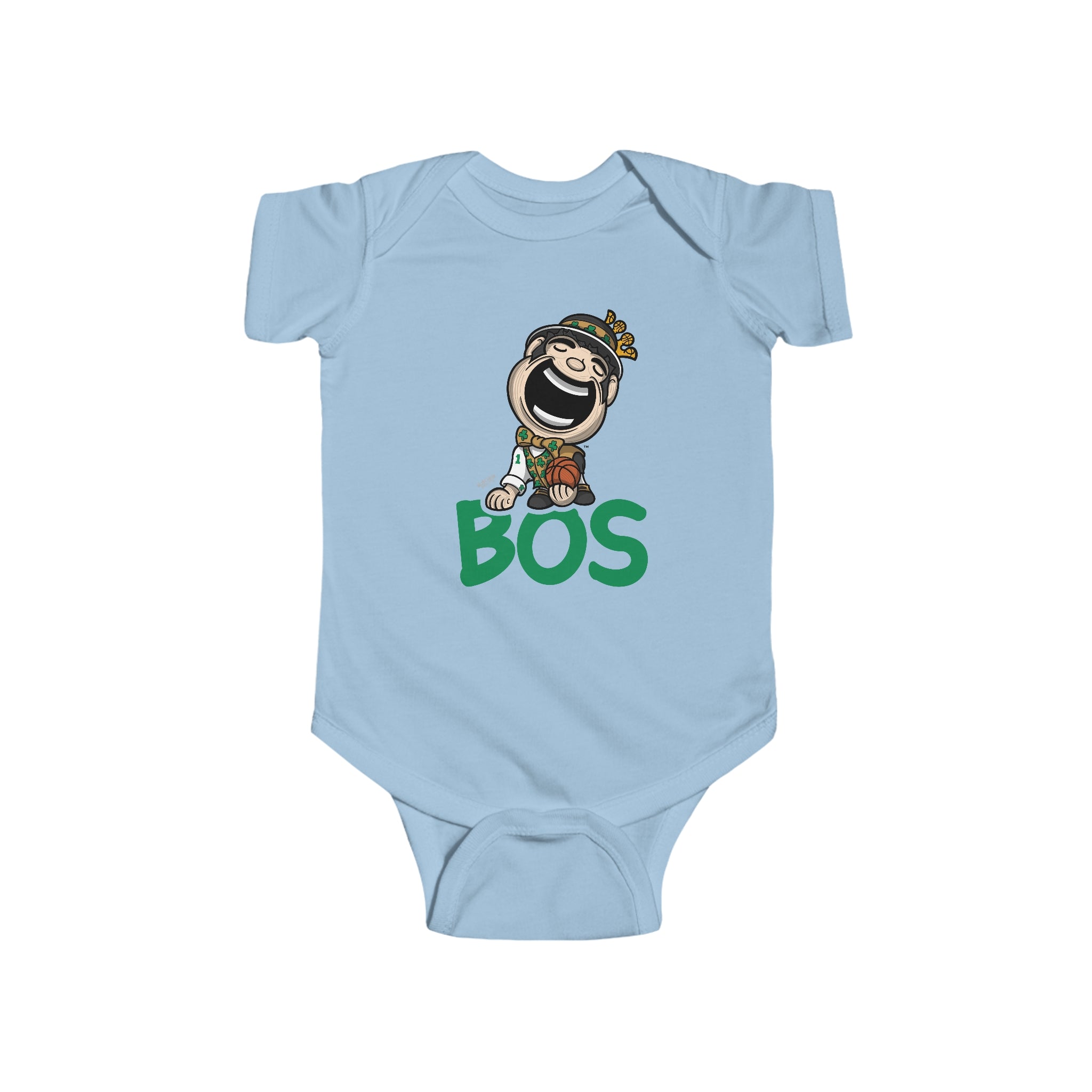 Infant Fine Jersey Bodysuit - BOS - Lil' Lucky BOS Basketball