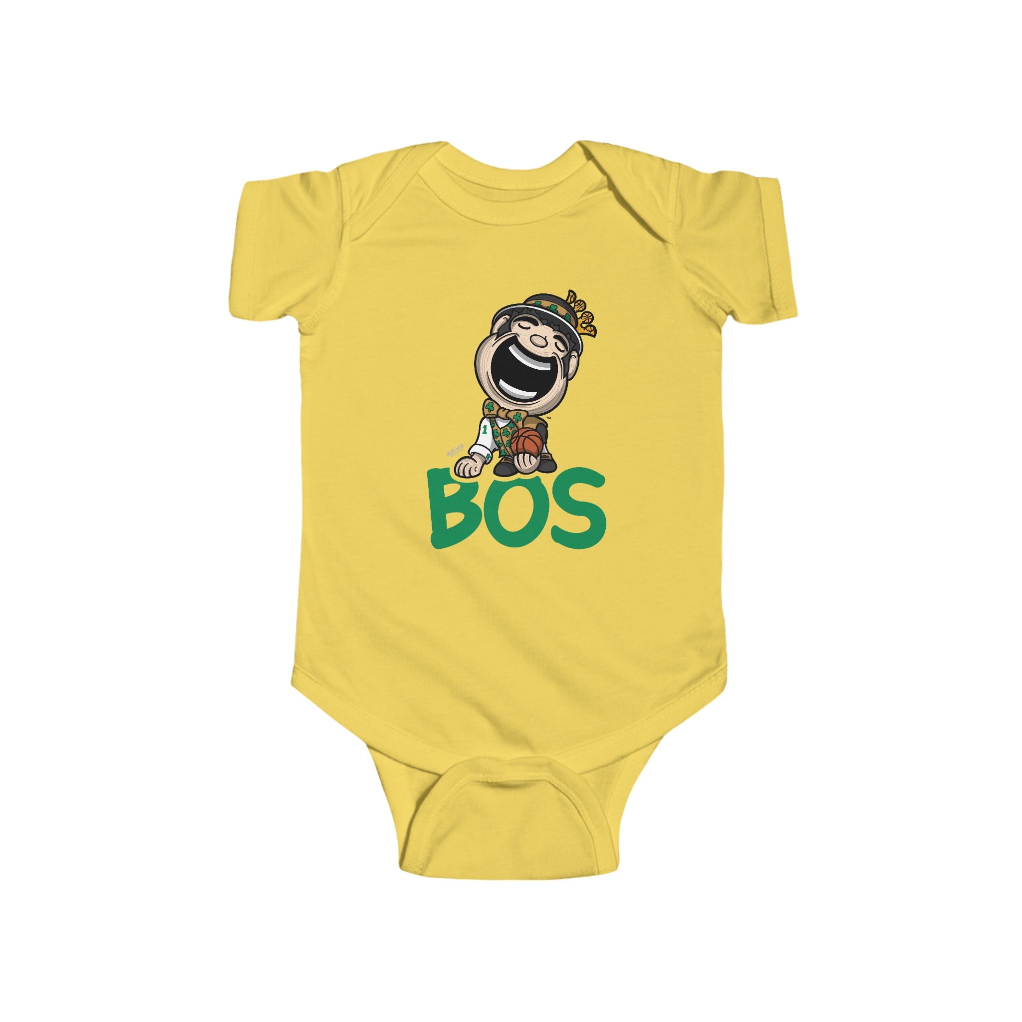 Infant Fine Jersey Bodysuit - BOS - Lil' Lucky BOS Basketball