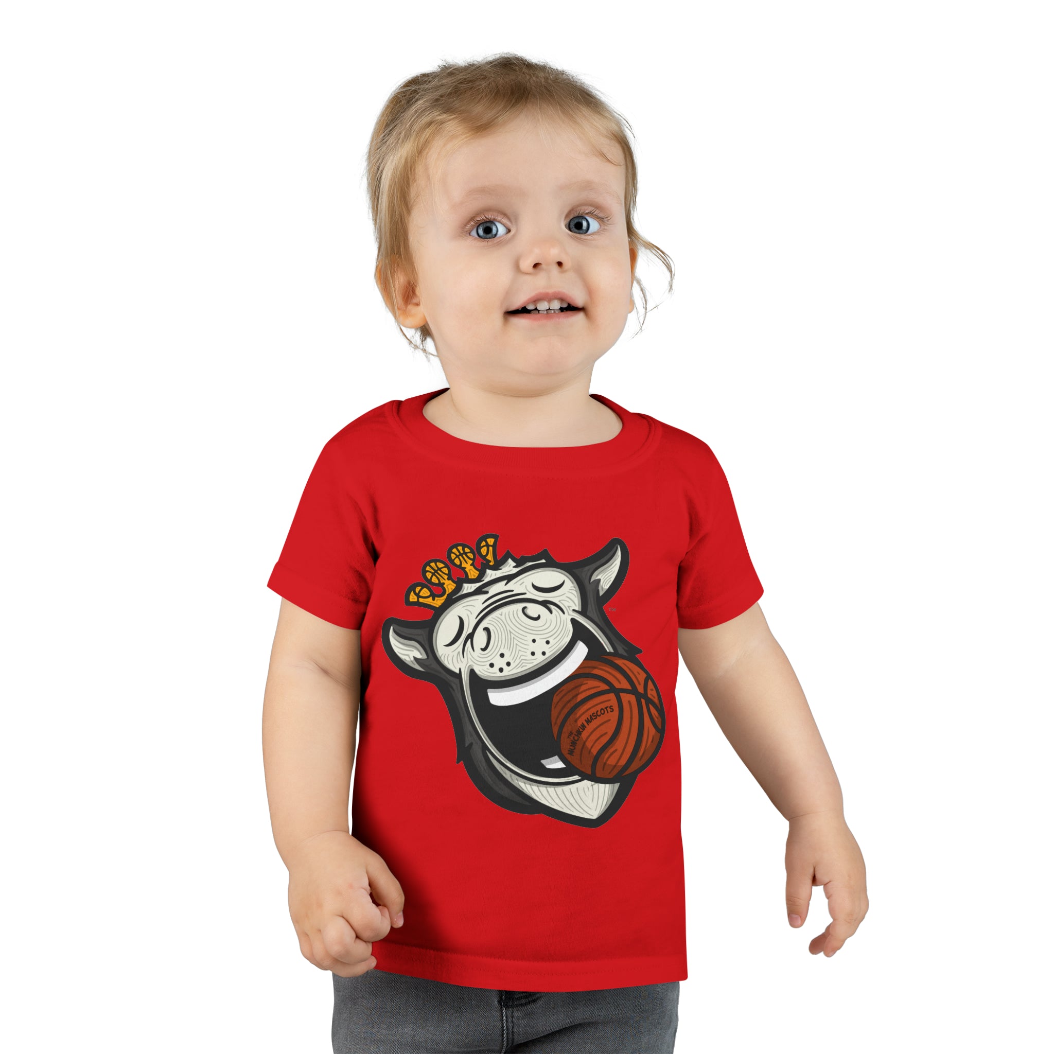 Toddler T-shirt - Mascot Face - Lil' Hooper DET Basketball