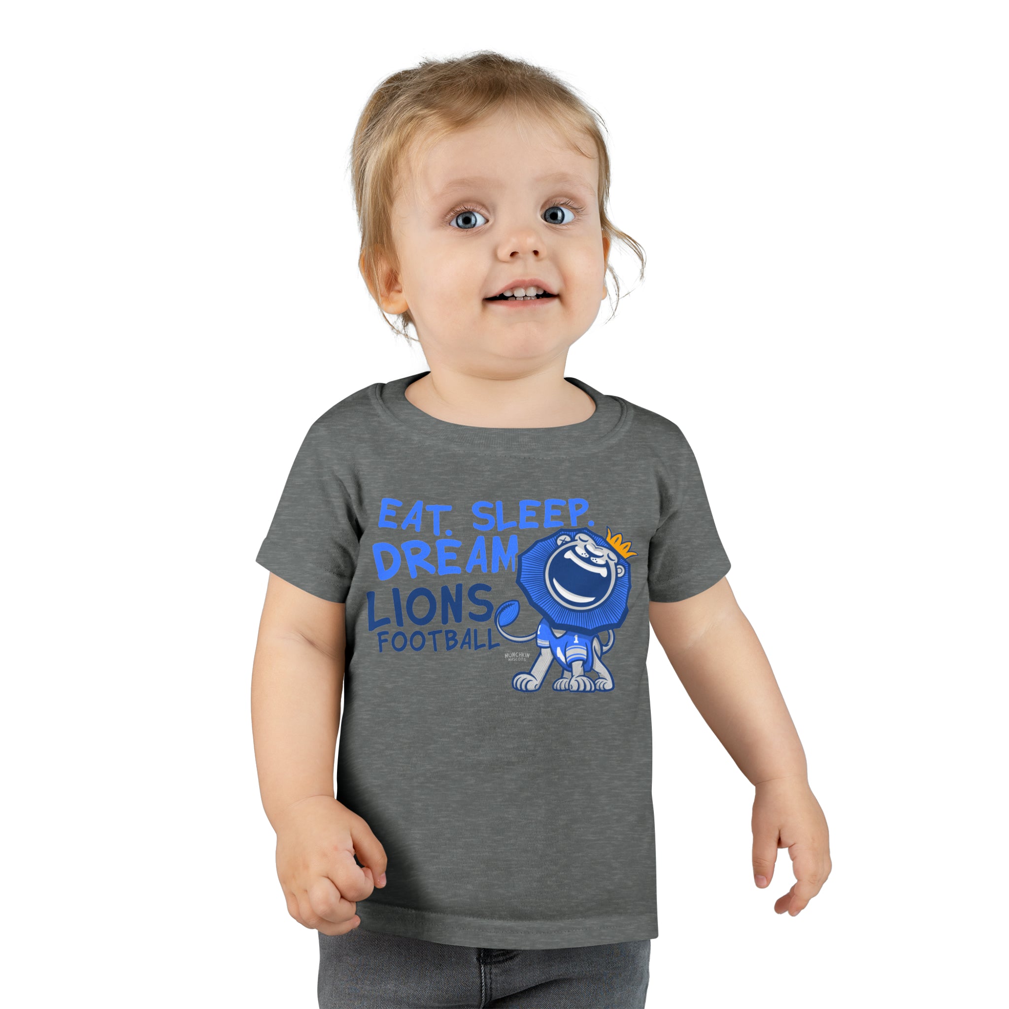 Toddler T-shirt - Eat Sleep Dream - Lil' Roary DET Football