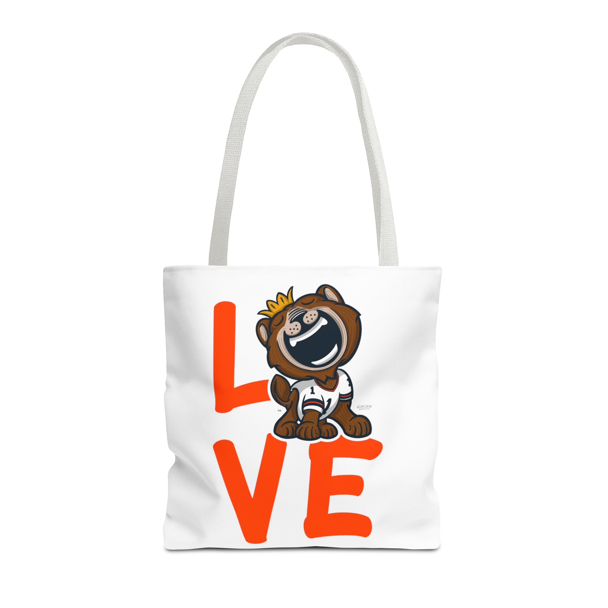 Tote Bag (AOP) - LOVE + Lets Go - Lil' Staley CHI Football