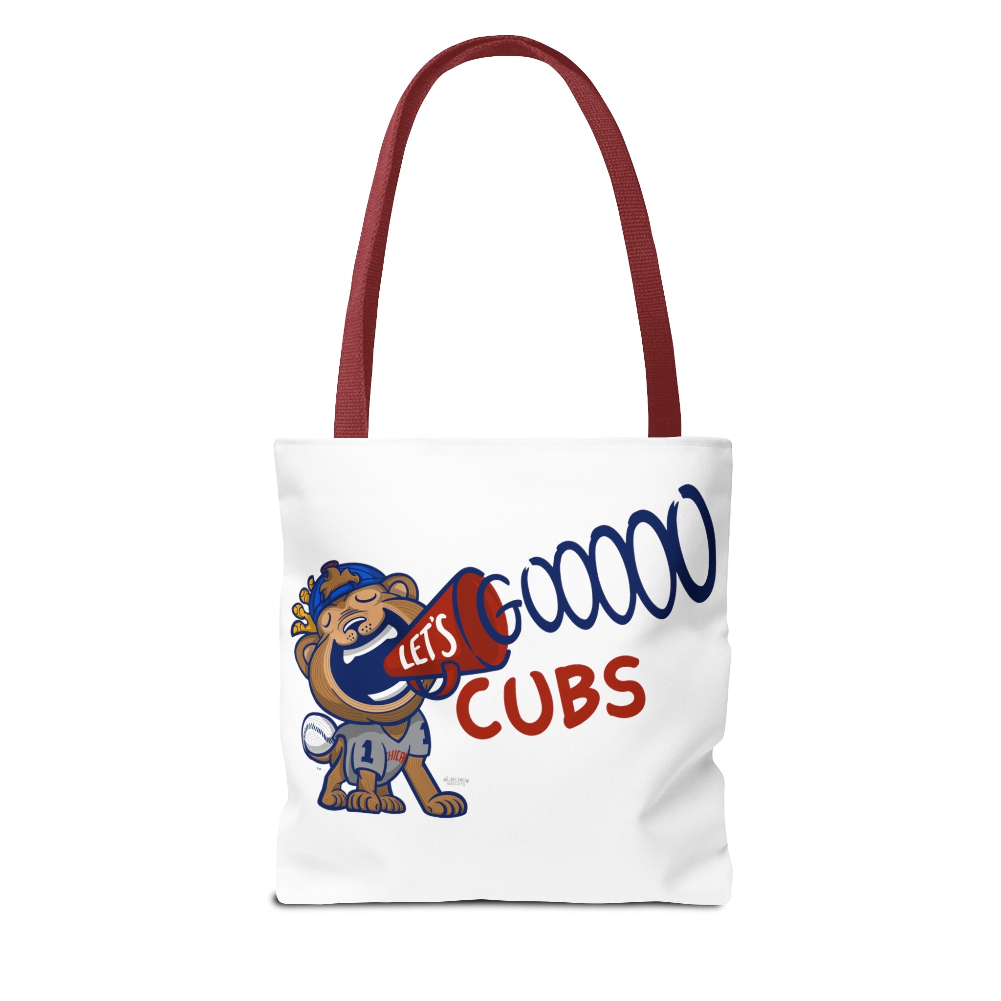 Tote Bag (AOP) - LOVE + Lets Go - Lil' Clark CHI Baseball