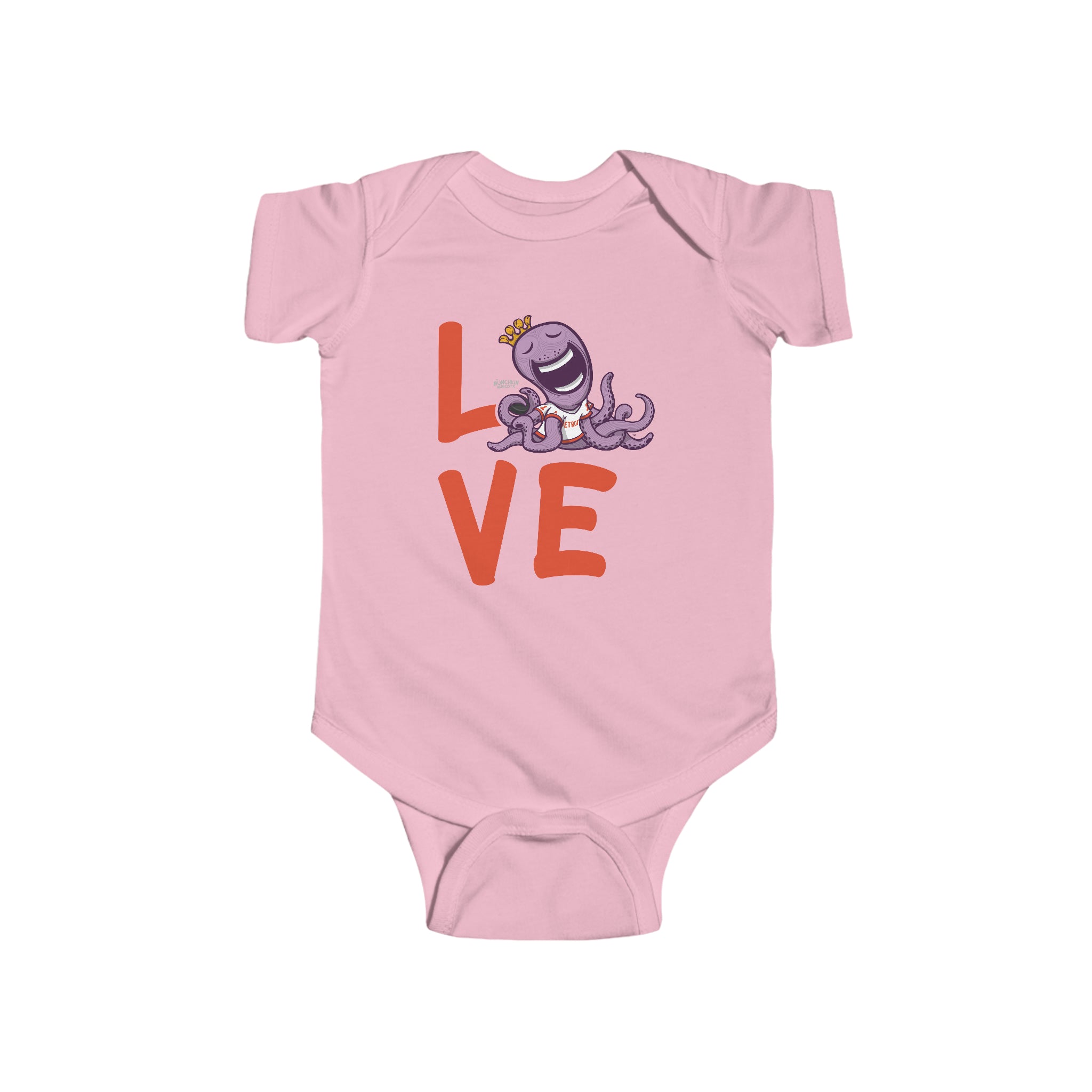 Infant Fine Jersey Bodysuit - LOVE - Lil' Stanley DET Hockey