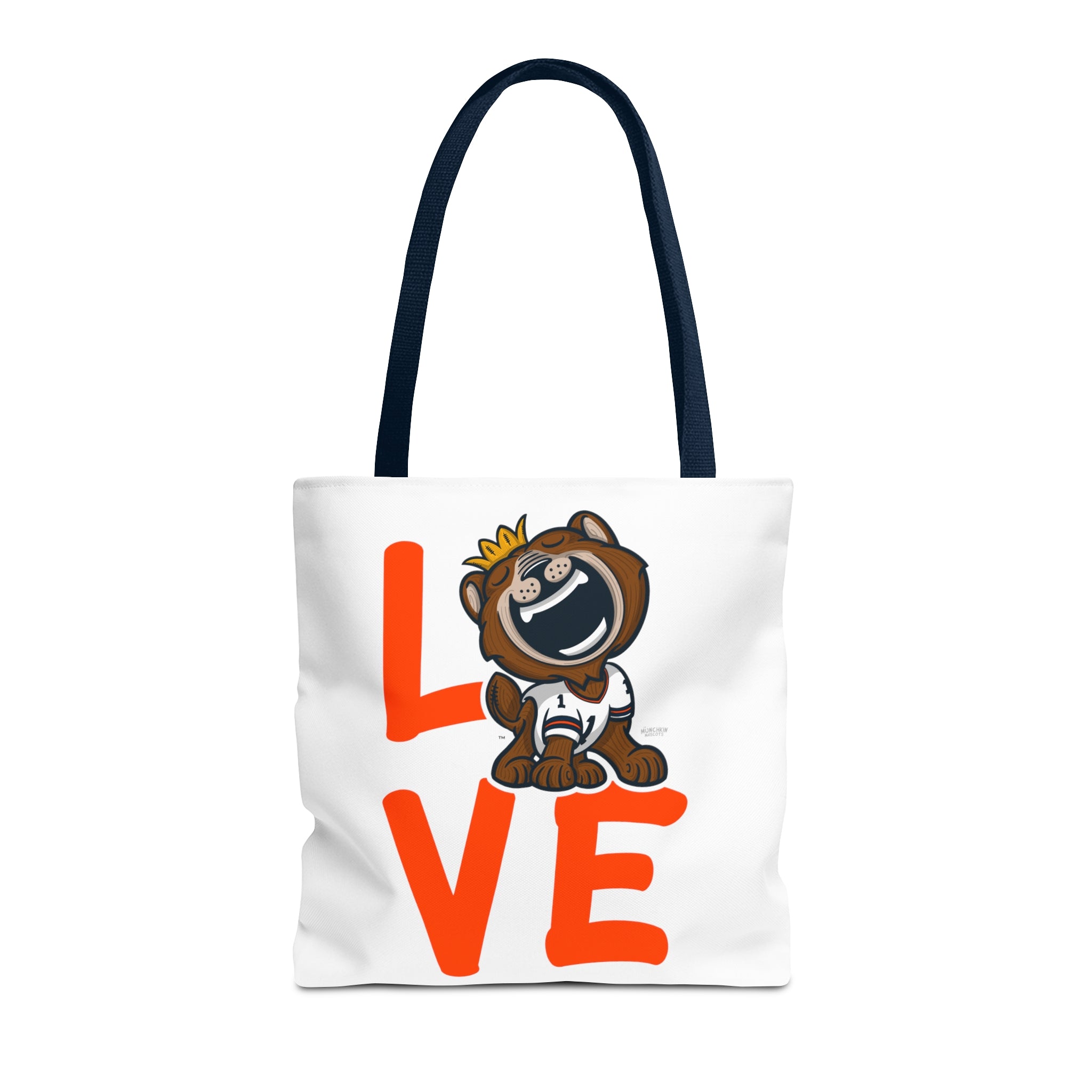 Tote Bag (AOP) - LOVE + Lets Go - Lil' Staley CHI Football