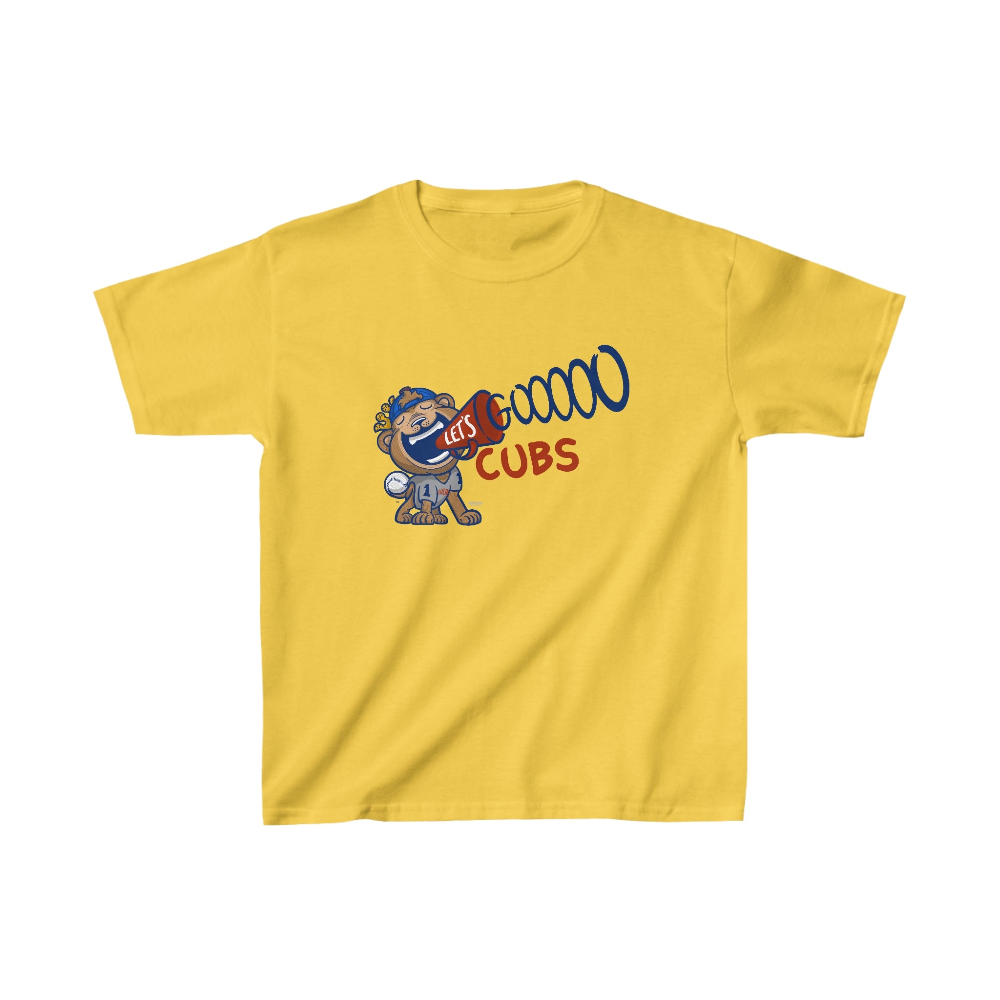 Kids Heavy Cotton™ Tee - Lets Go - Lil' Clark CHI Baseball