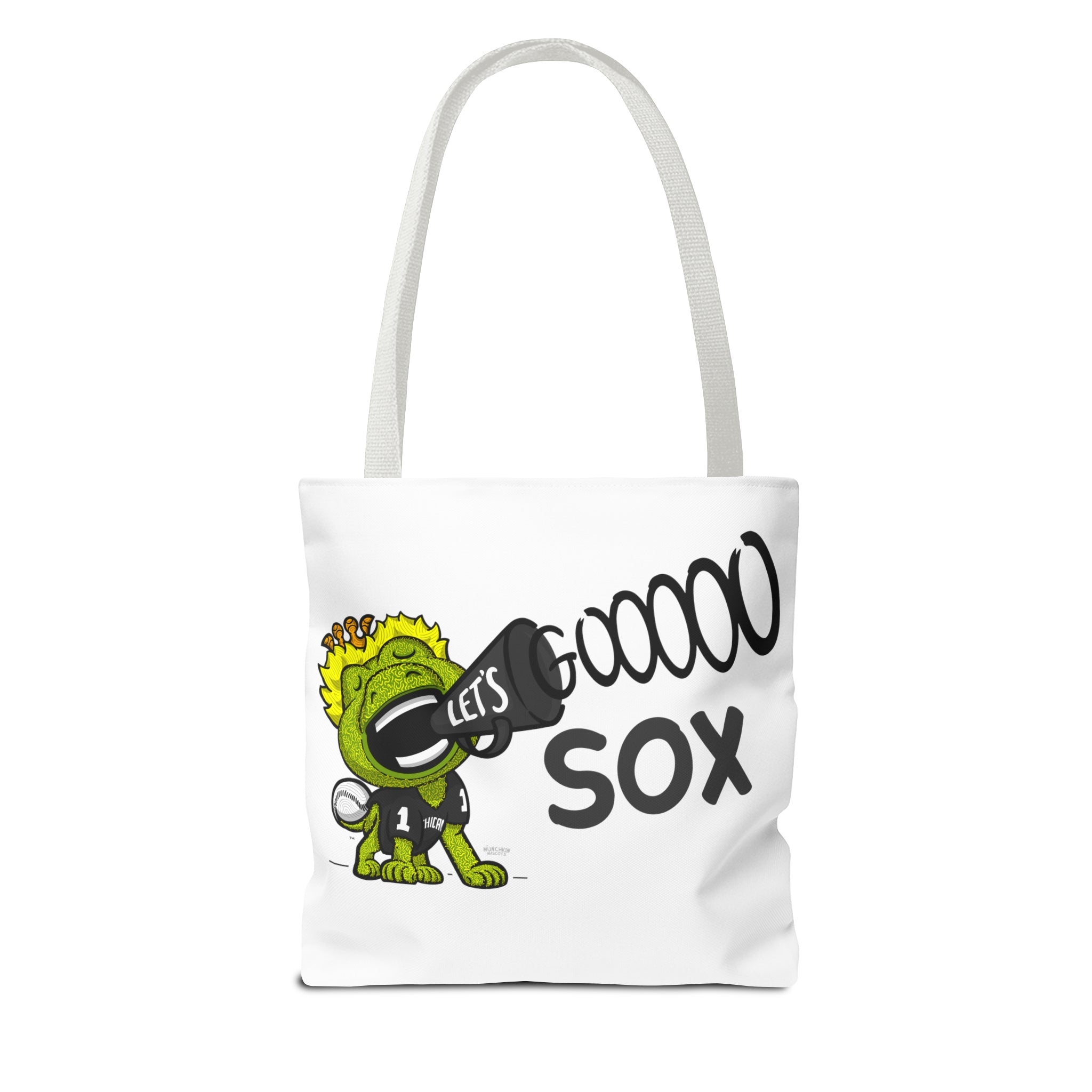 Tote Bag (AOP) - LOVE + Lets Go - Lil' Southpaw CHI Baseball