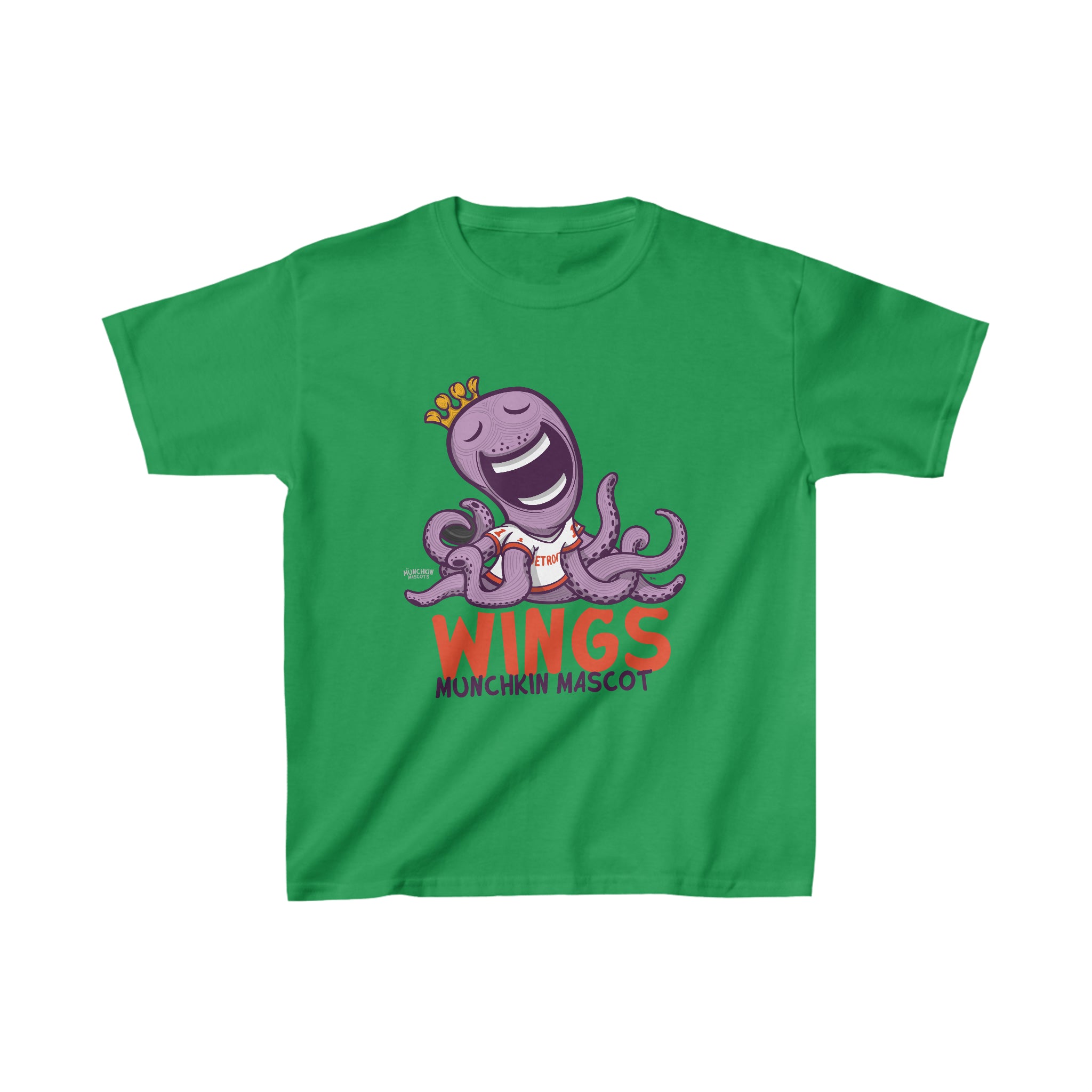 Kids Heavy Cotton™ Tee - Munchkin Mascot - Lil' Stanley DET Hockey