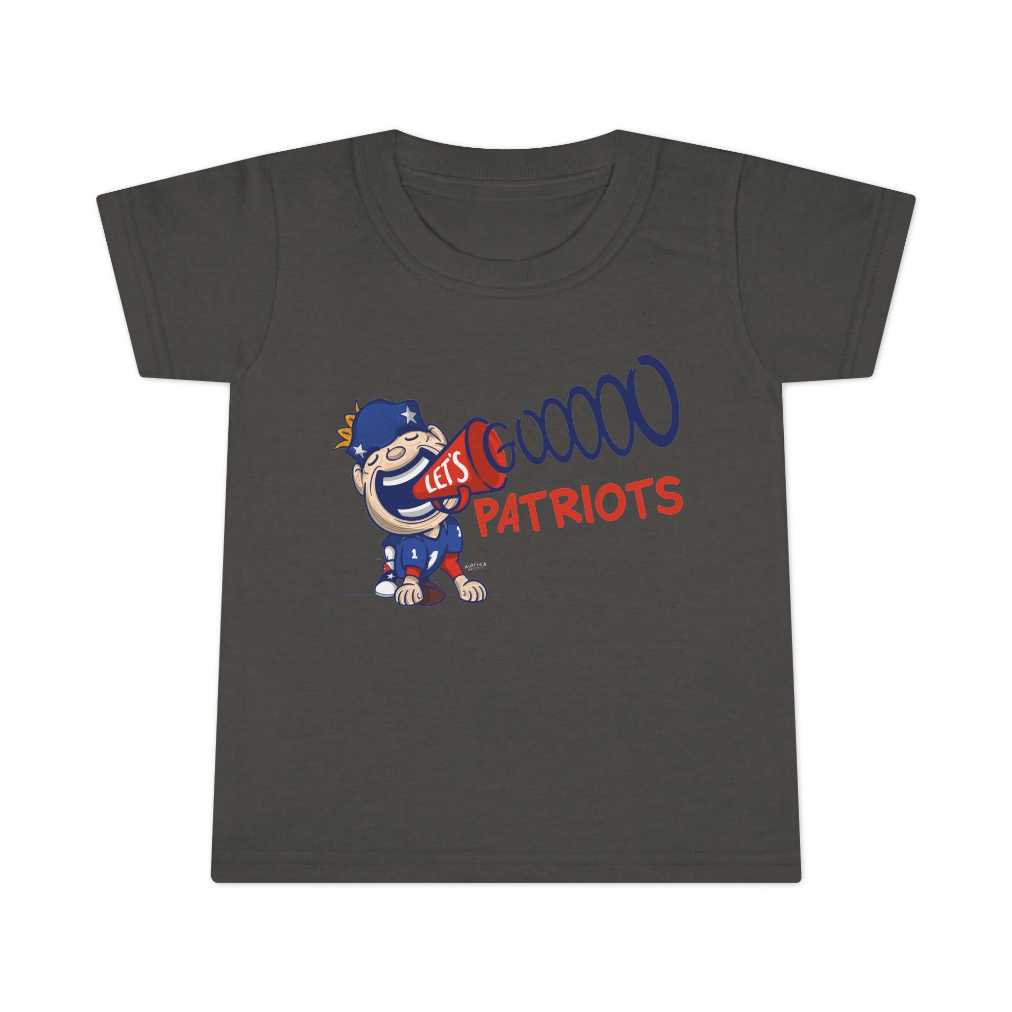 Toddler T-shirt - Lets Go - Lil' Pat NE Football