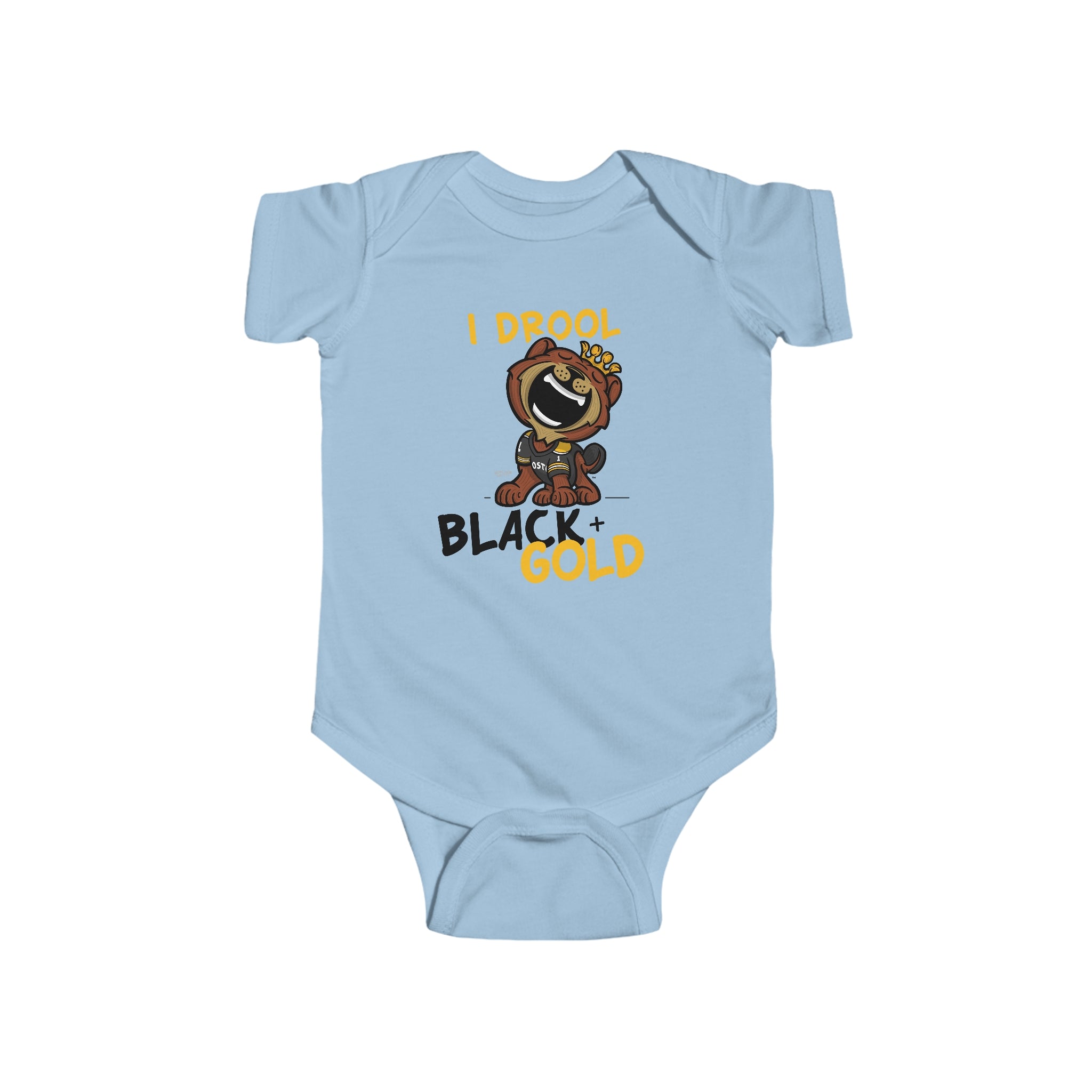 Infant Fine Jersey Bodysuit - I Drool - Lil' Blades BOS Hockey