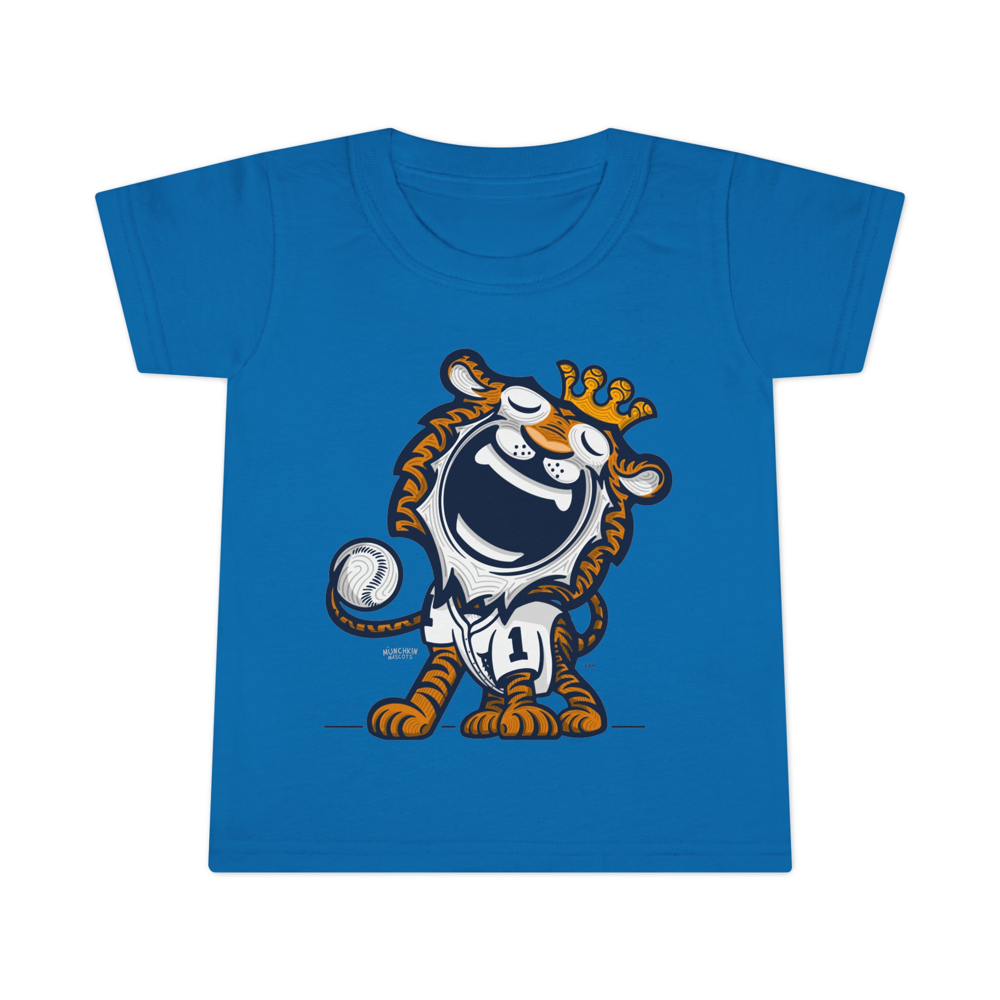 Toddler T-shirt - Home Jersey - Lil' Paws DET Baseball