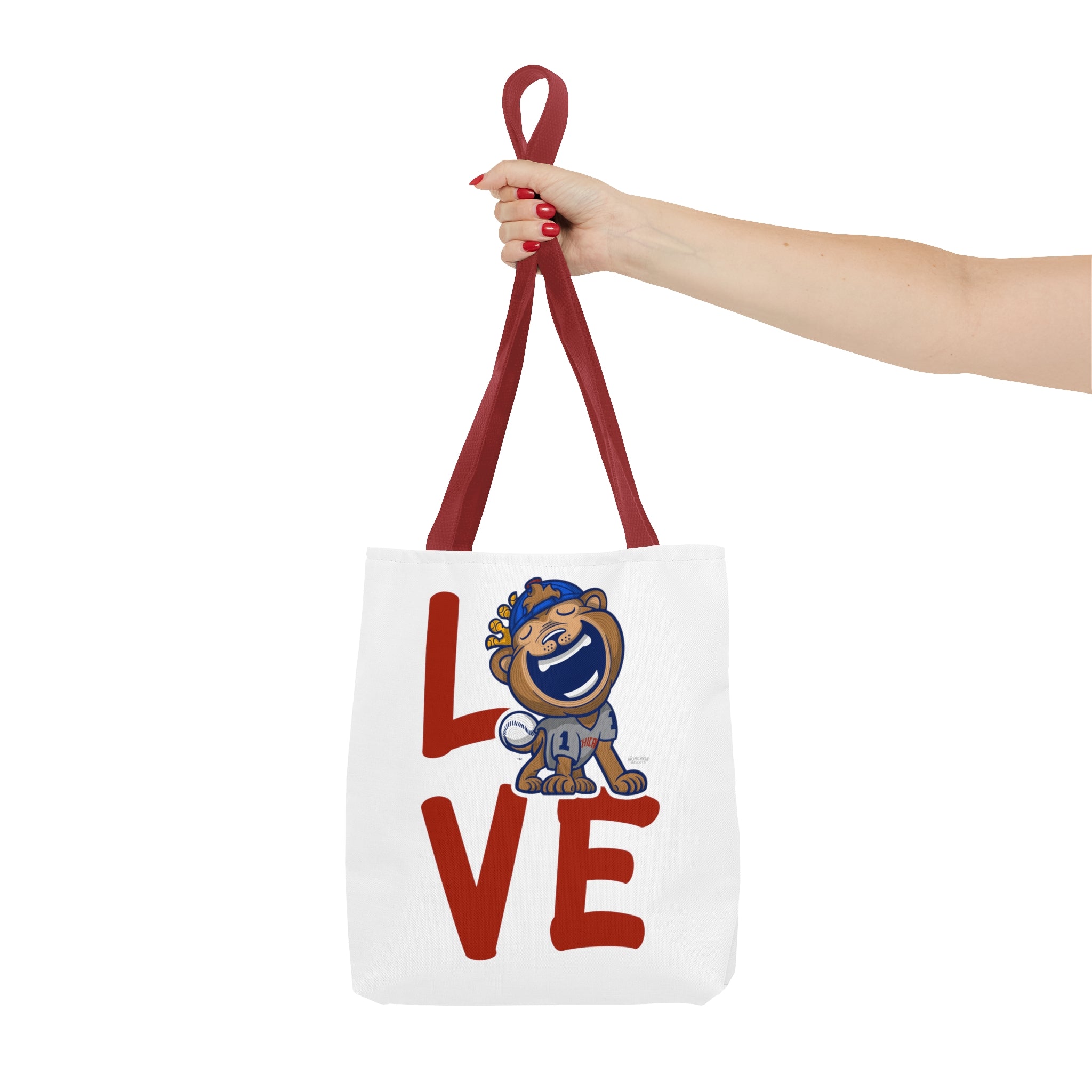 Tote Bag (AOP) - LOVE + Lets Go - Lil' Clark CHI Baseball