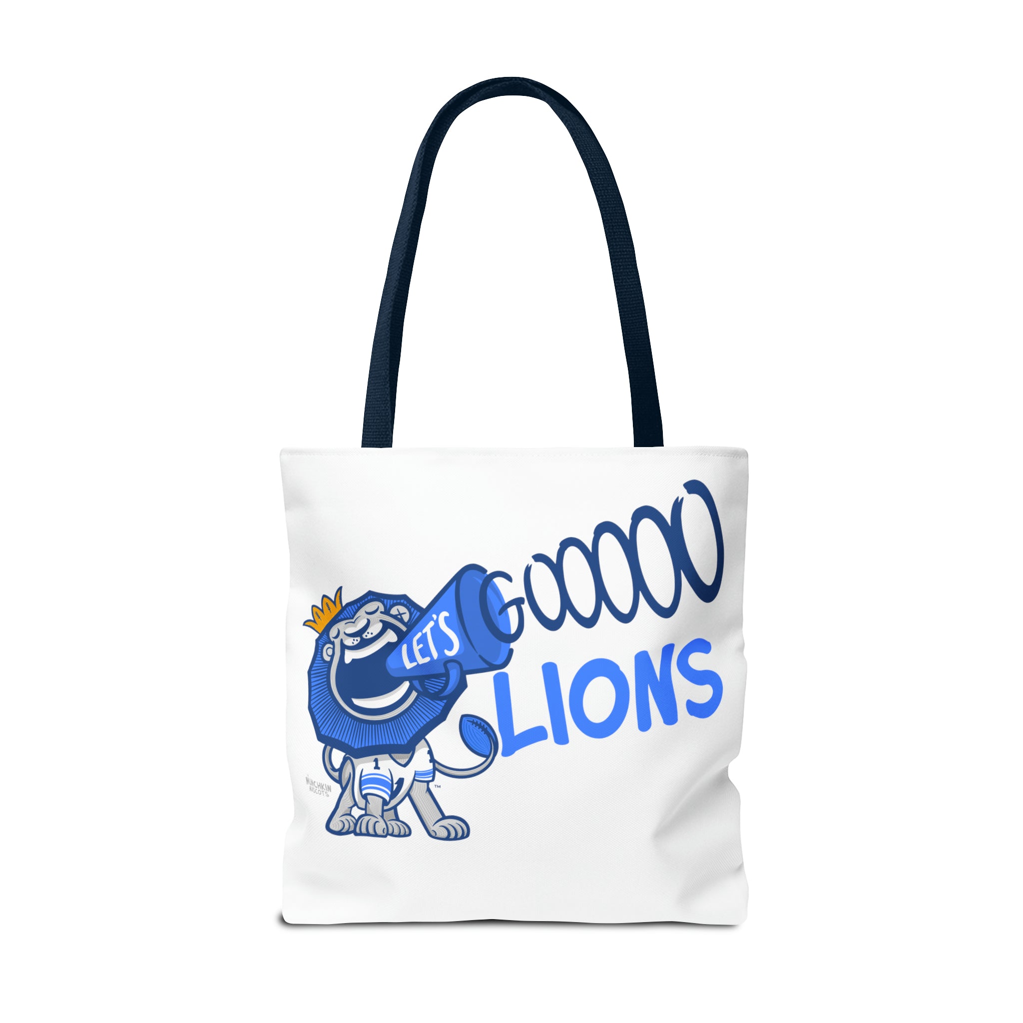 Tote Bag (AOP) - LOVE + Lets Go - Lil' Roary DET Football