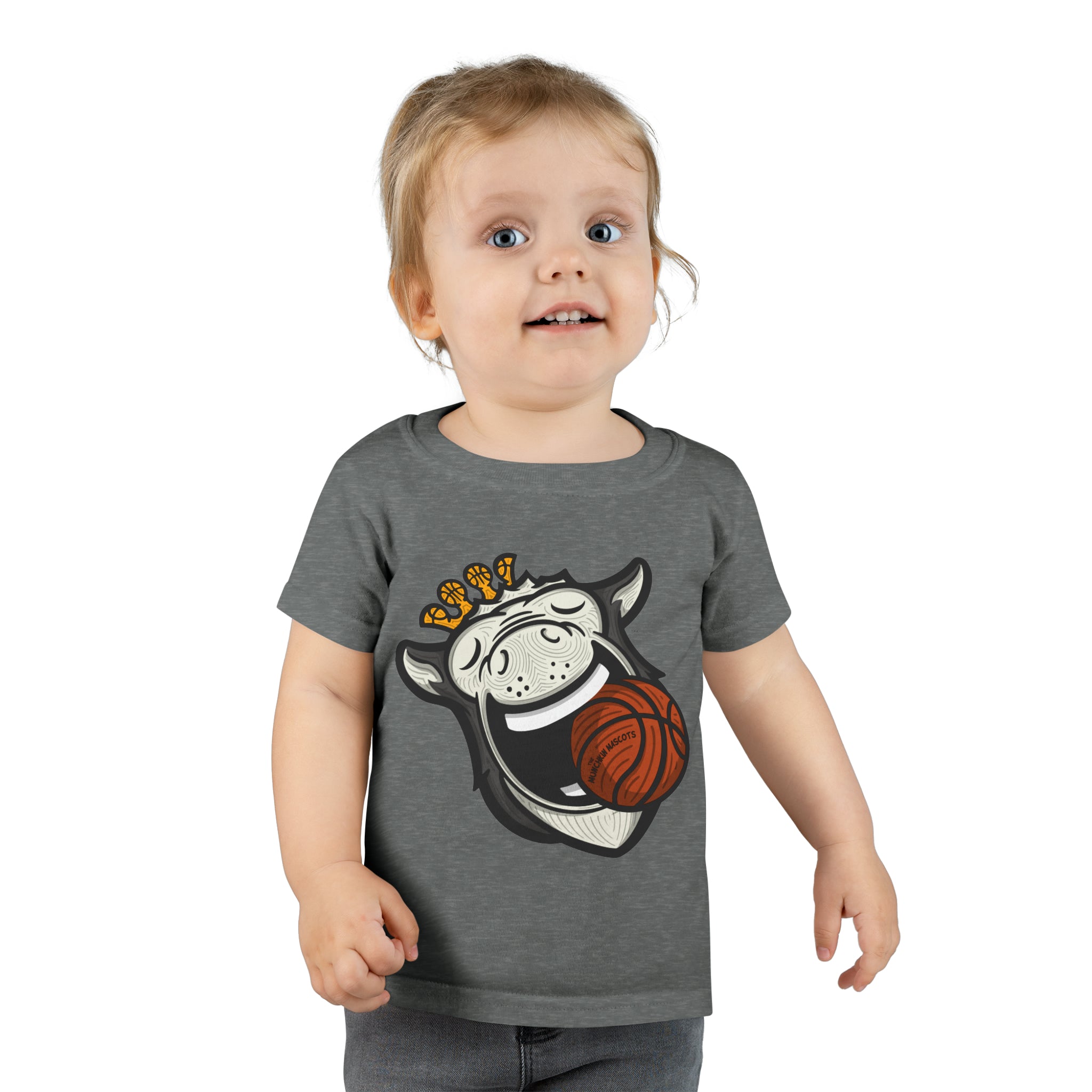 Toddler T-shirt - Mascot Face - Lil' Hooper DET Basketball