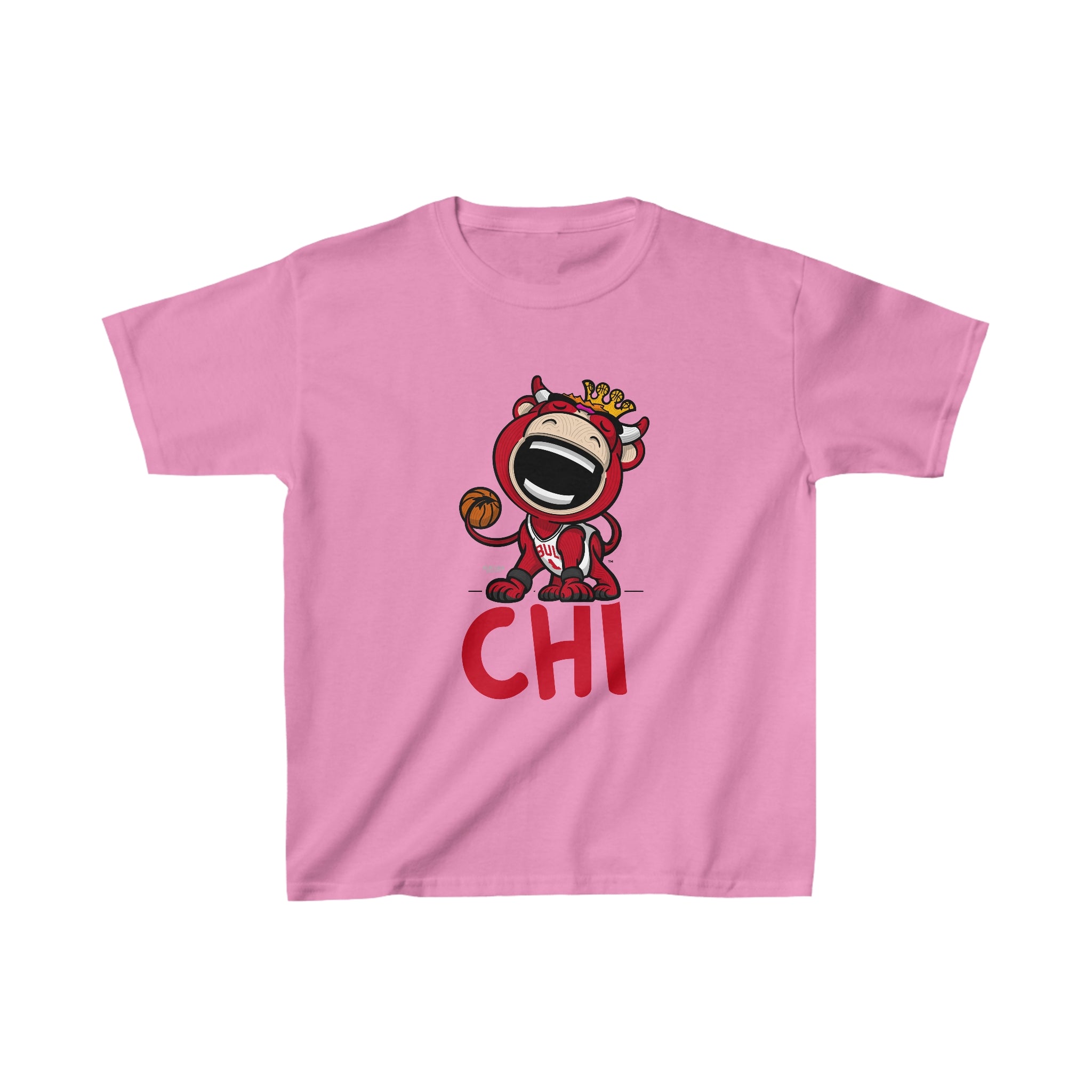 Kids Heavy Cotton™ Tee - CHI - Lil' Benny CHI Basketball