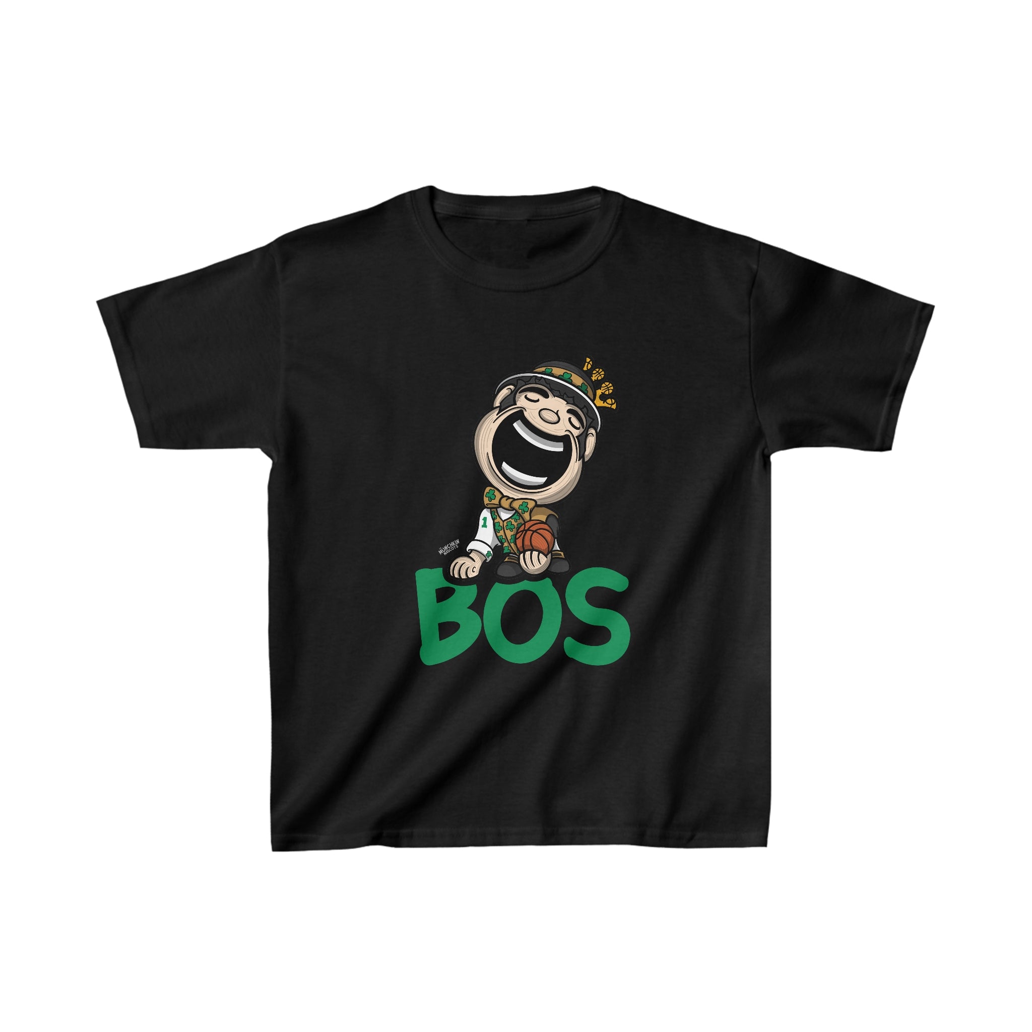 Kids Heavy Cotton™ Tee - BOS - Lil' Lucky BOS Basketball