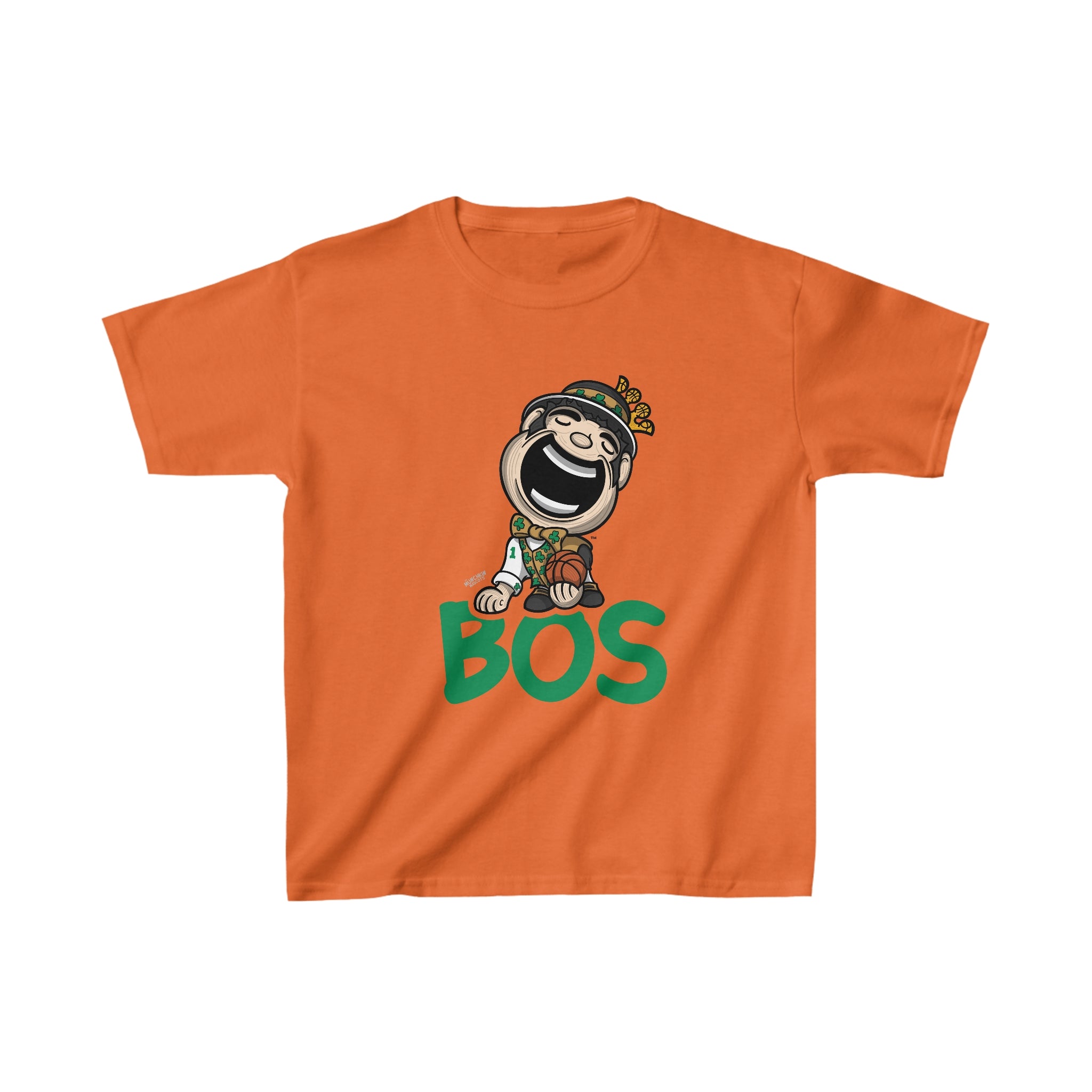 Kids Heavy Cotton™ Tee - BOS - Lil' Lucky BOS Basketball