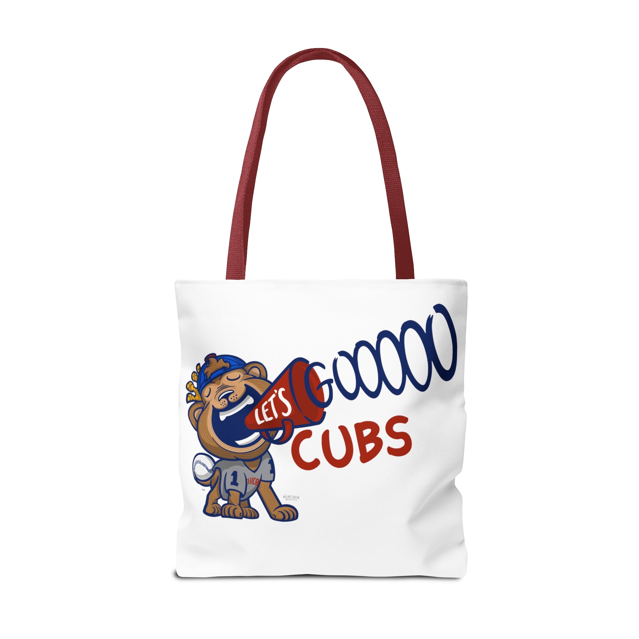 Tote Bag (AOP) - LOVE + Lets Go - Lil' Clark CHI Baseball