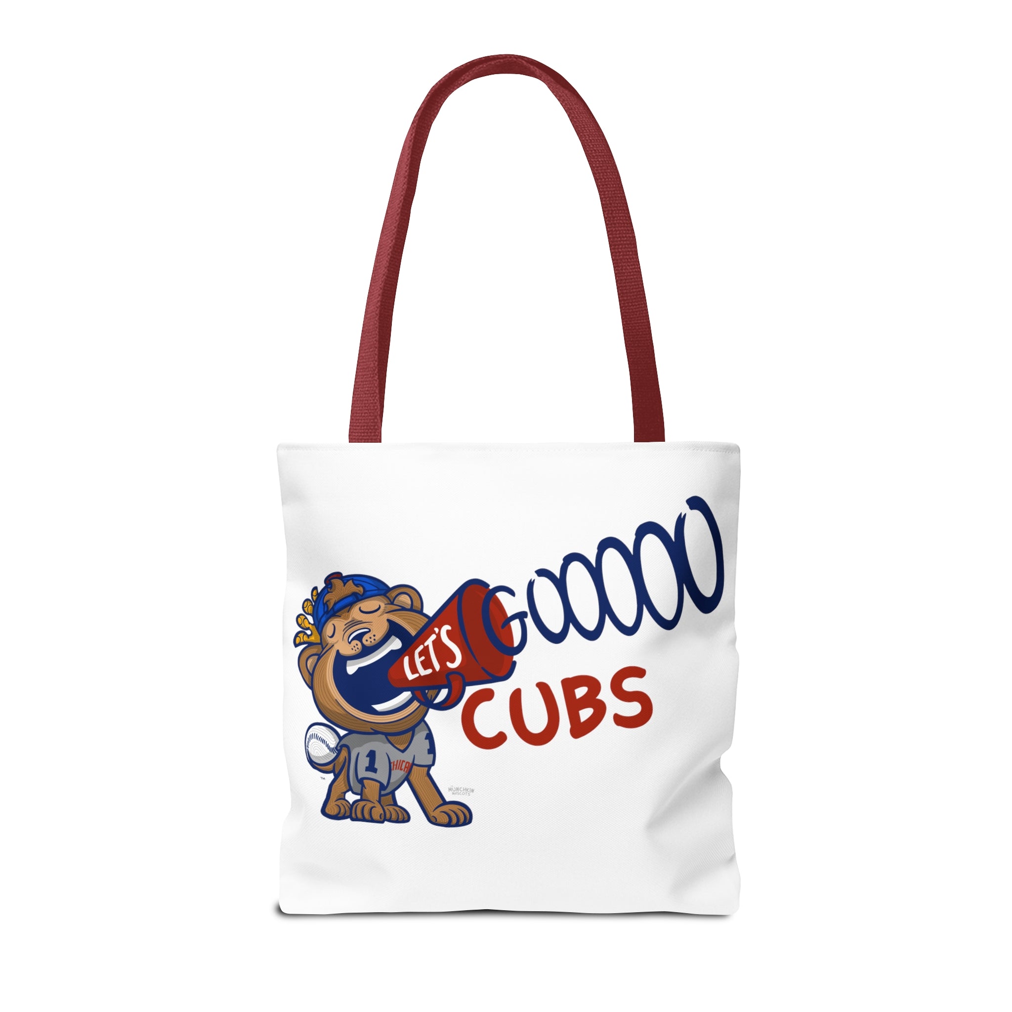 Tote Bag (AOP) - LOVE + Lets Go - Lil' Clark CHI Baseball