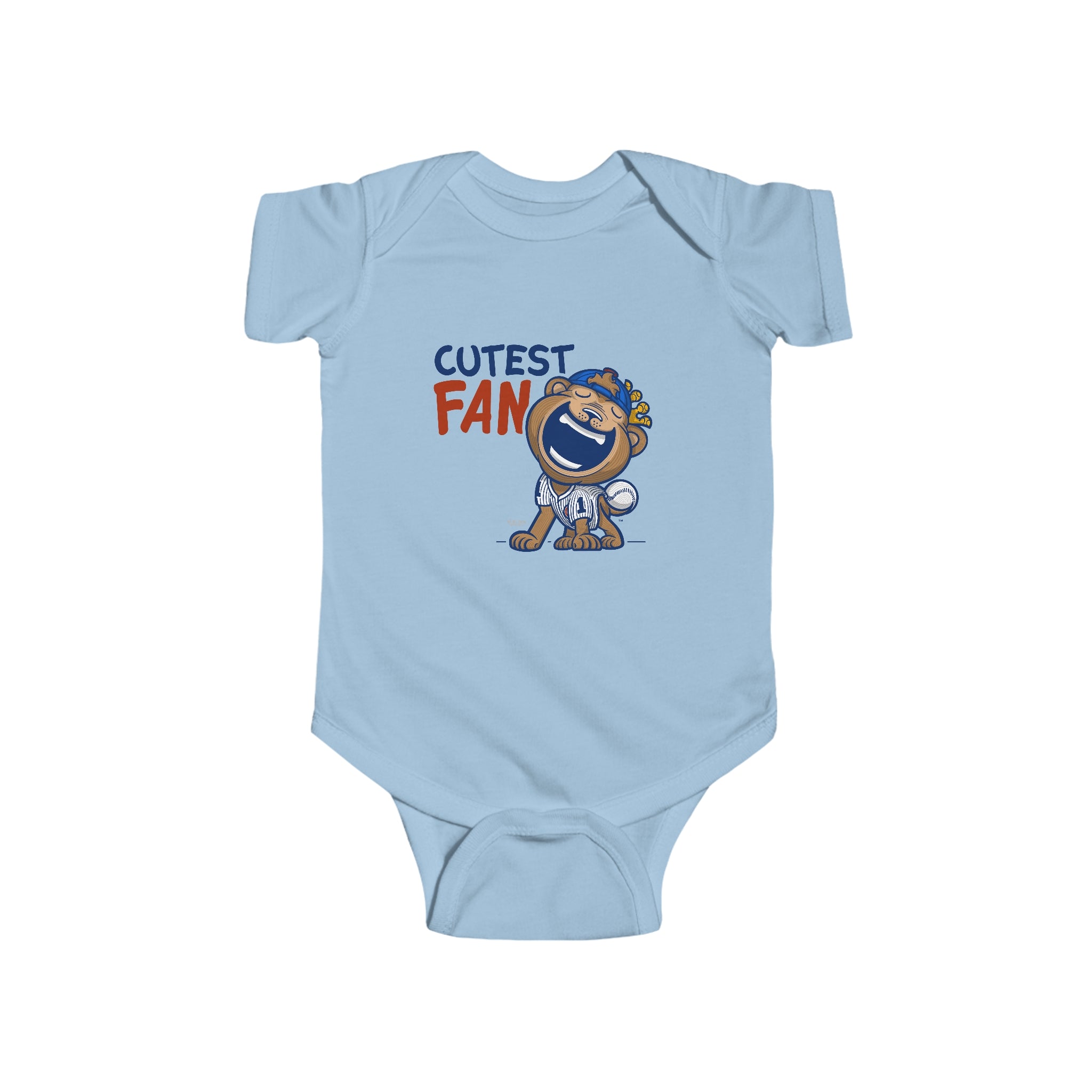 Infant Fine Jersey Bodysuit - Cutest Fan - Lil' Clark CHI Baseball