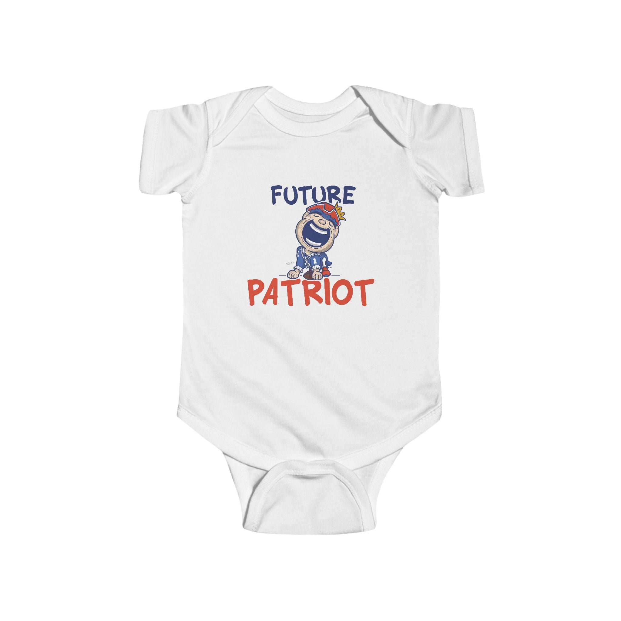 Infant Fine Jersey Bodysuit - Future Patriot - Lil' Pat NE Football