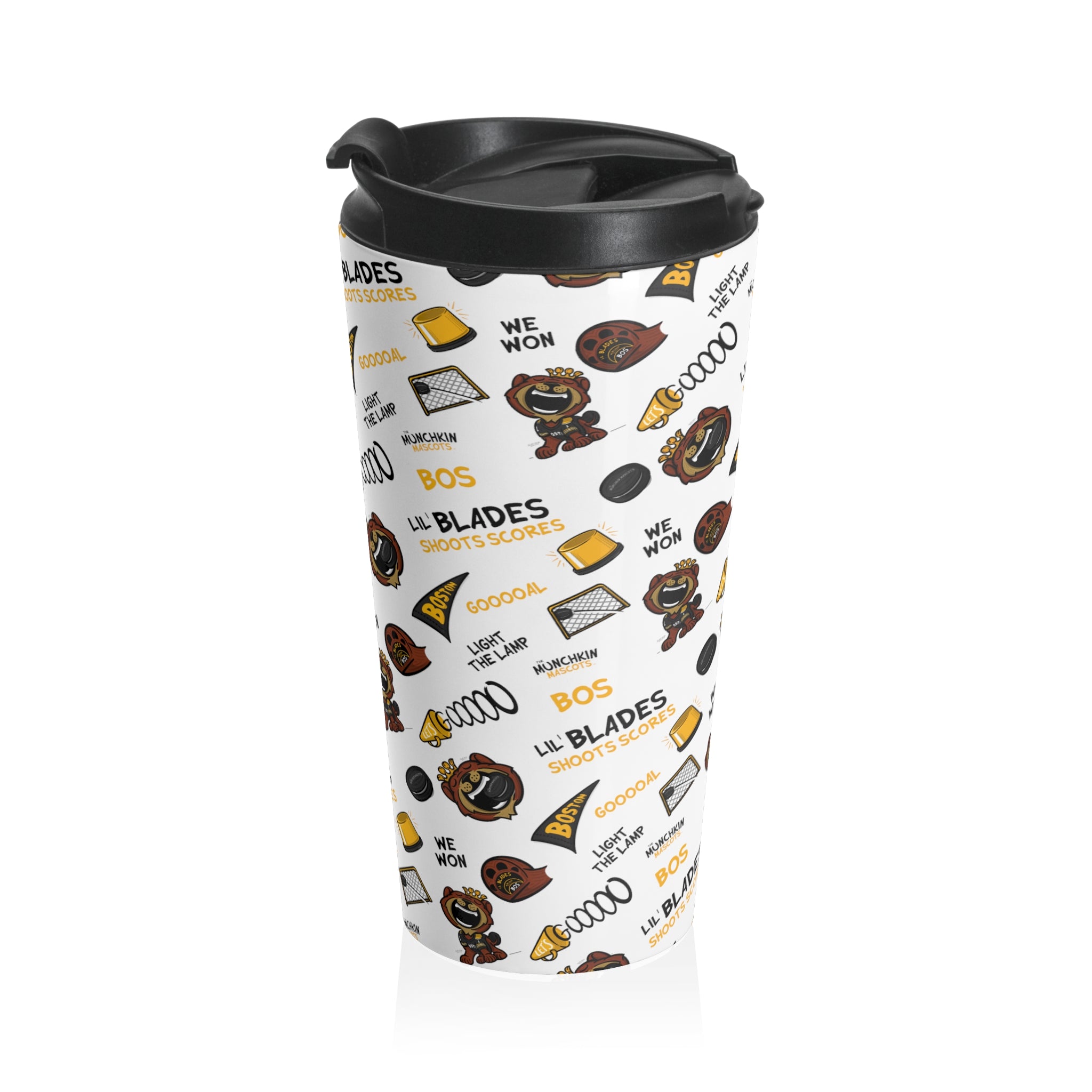 Stainless Steel Travel Mug - Lil' Blades BOS Hockey