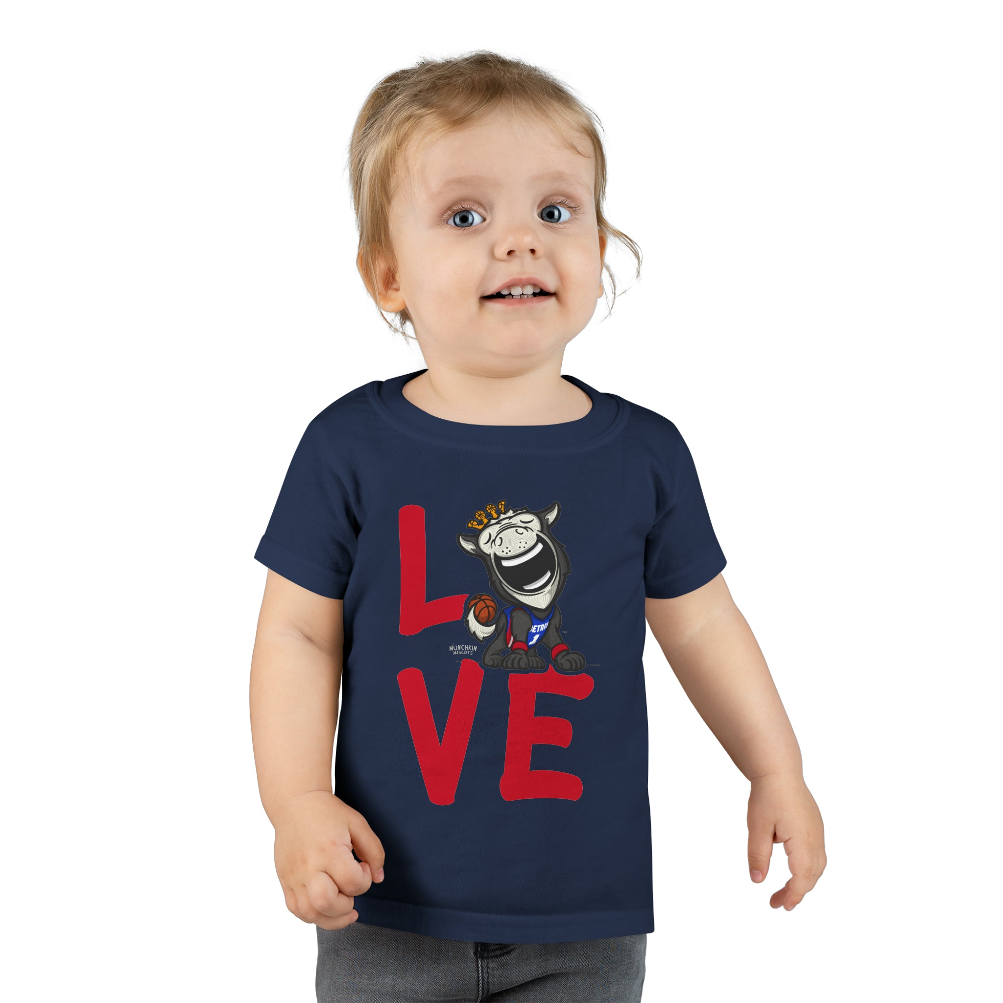 Toddler T-shirt - LOVE - Lil' Hooper DET Basketball