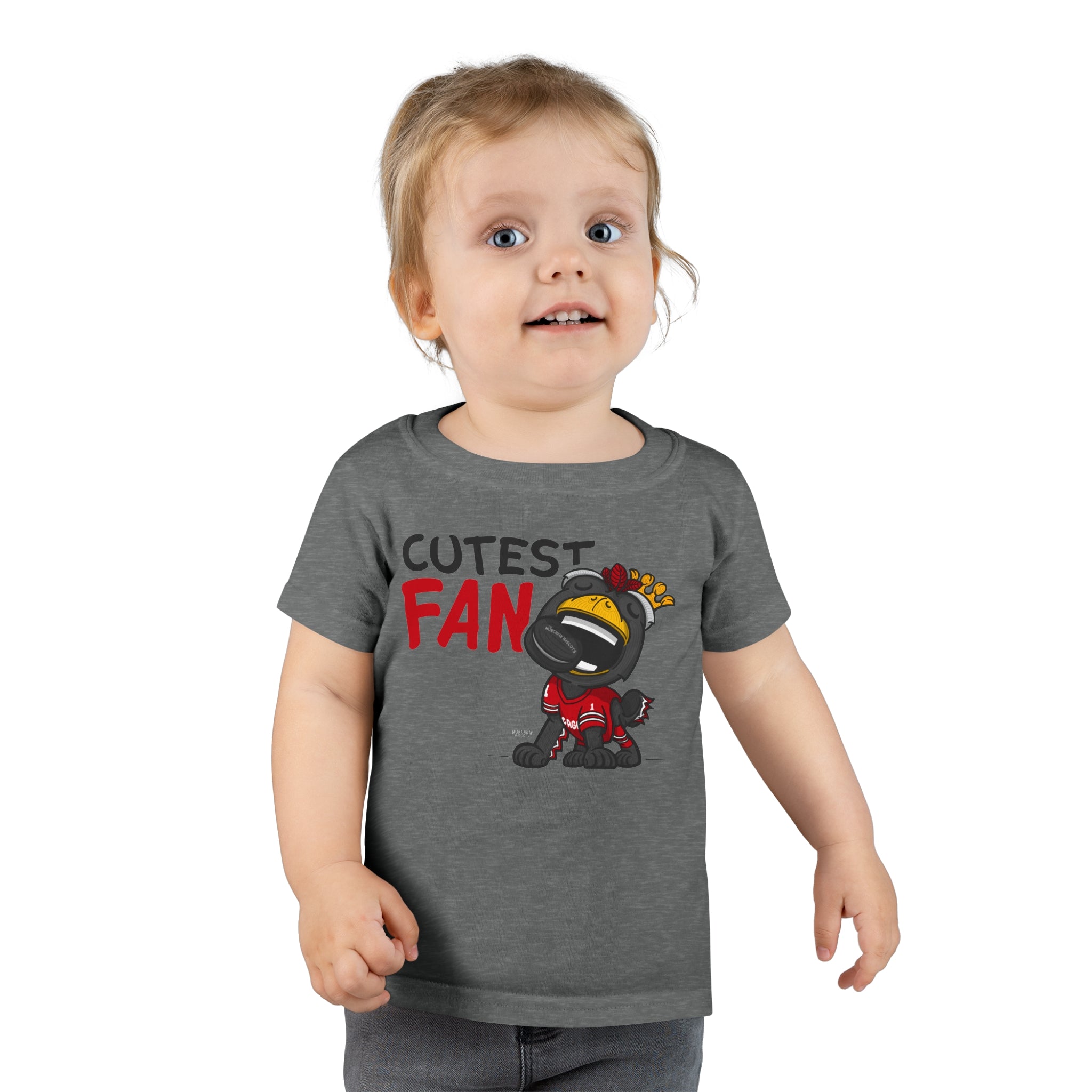 Toddler T-shirt - Cutest Fan - Lil' Tommy CHI Hockey