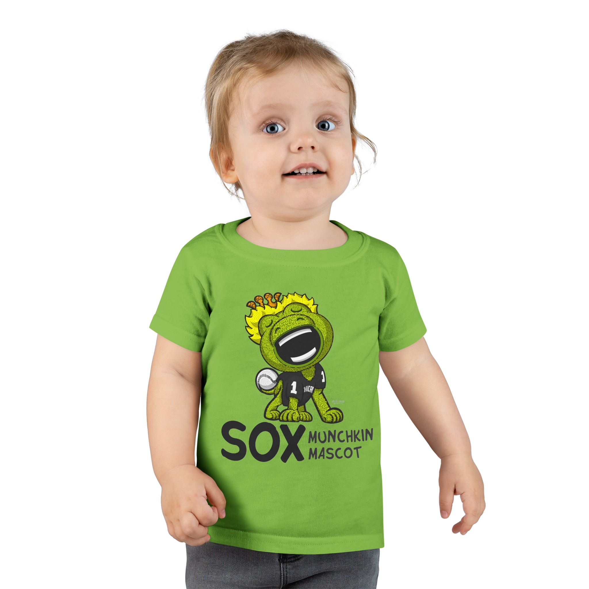 Toddler T-shirt - Munchkin Mascot - Lil' Southpaw CHI Baseball