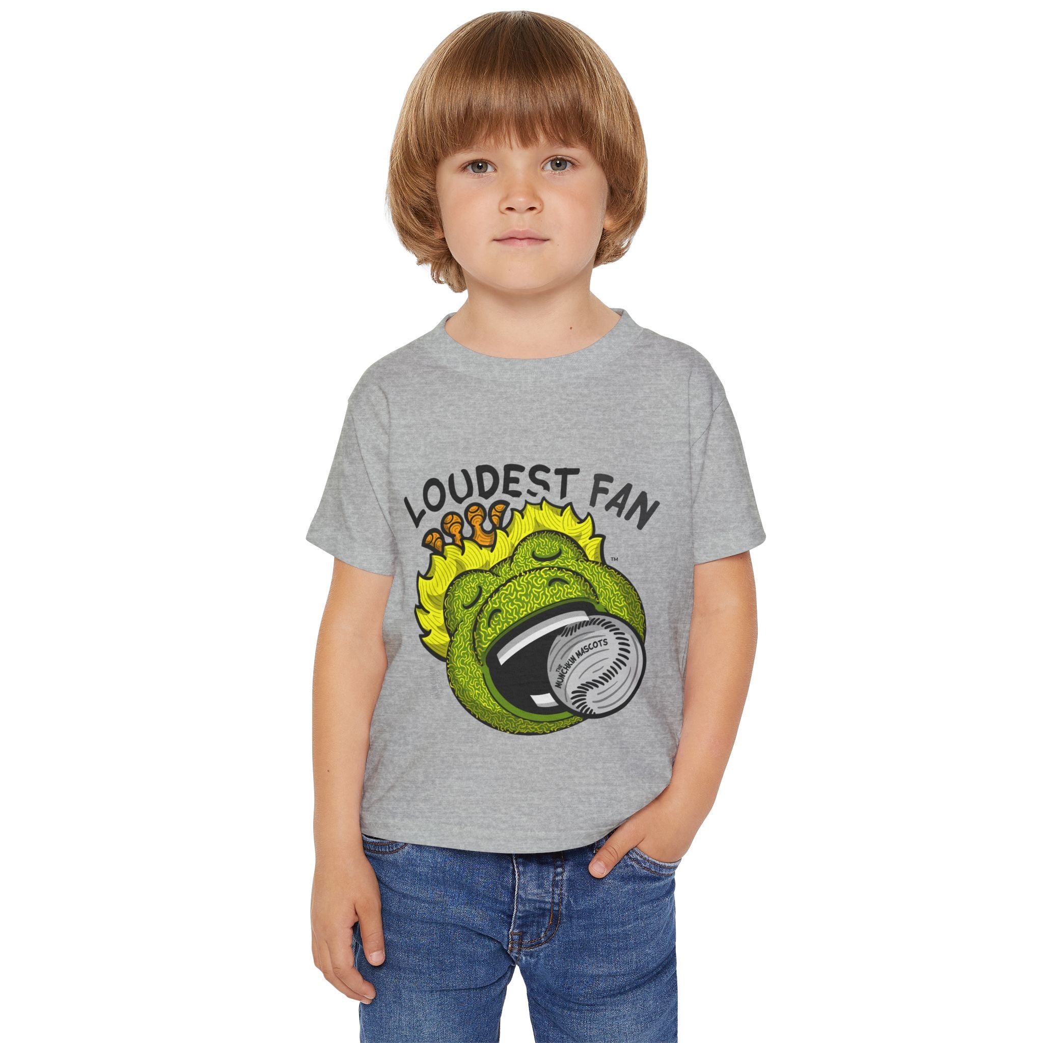 Chicago Baseball Toddler Tshirt Lil' Southpaw 'Loudest Fan' | Hand-Drawn Art | Gifts for Kids