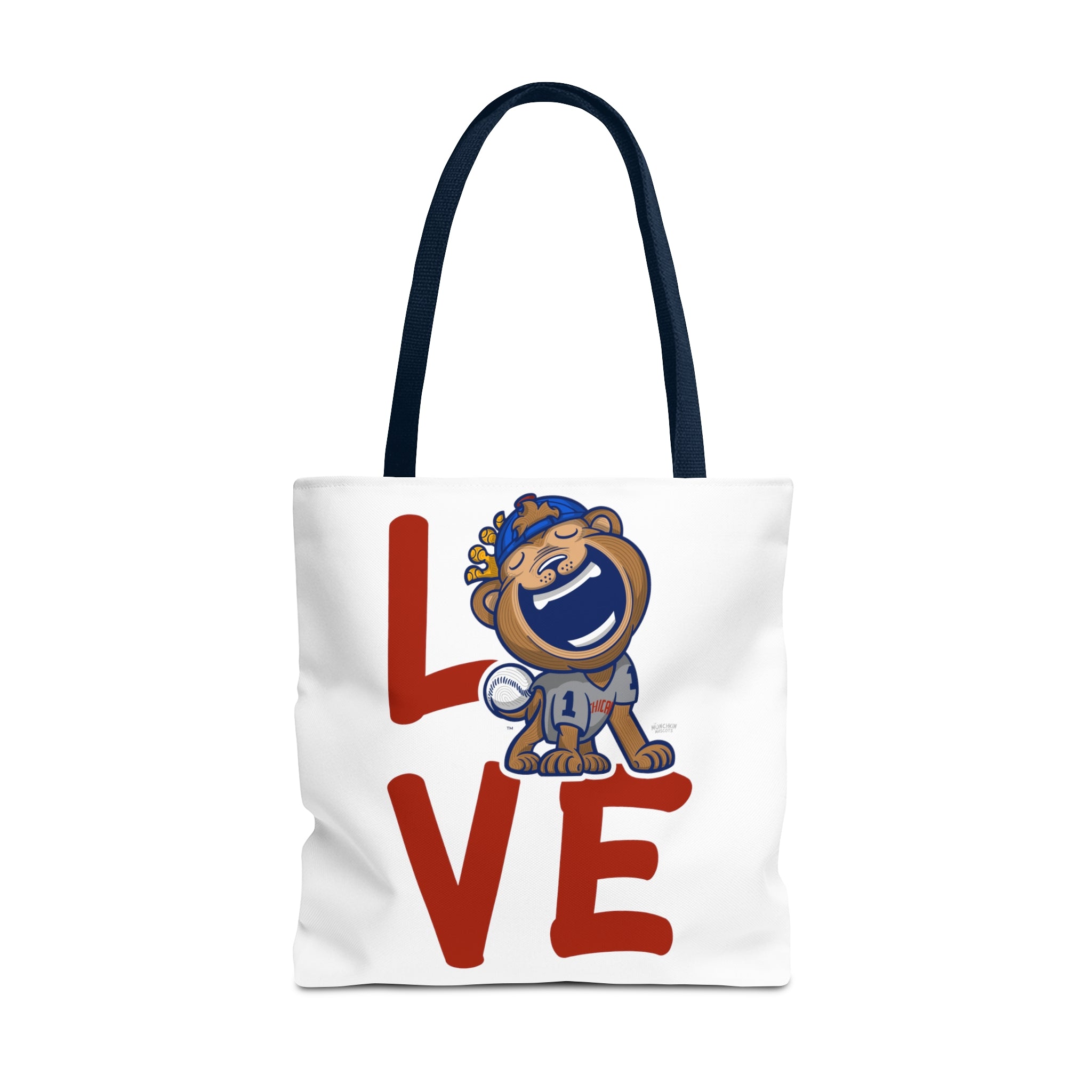 Tote Bag (AOP) - LOVE + Lets Go - Lil' Clark CHI Baseball