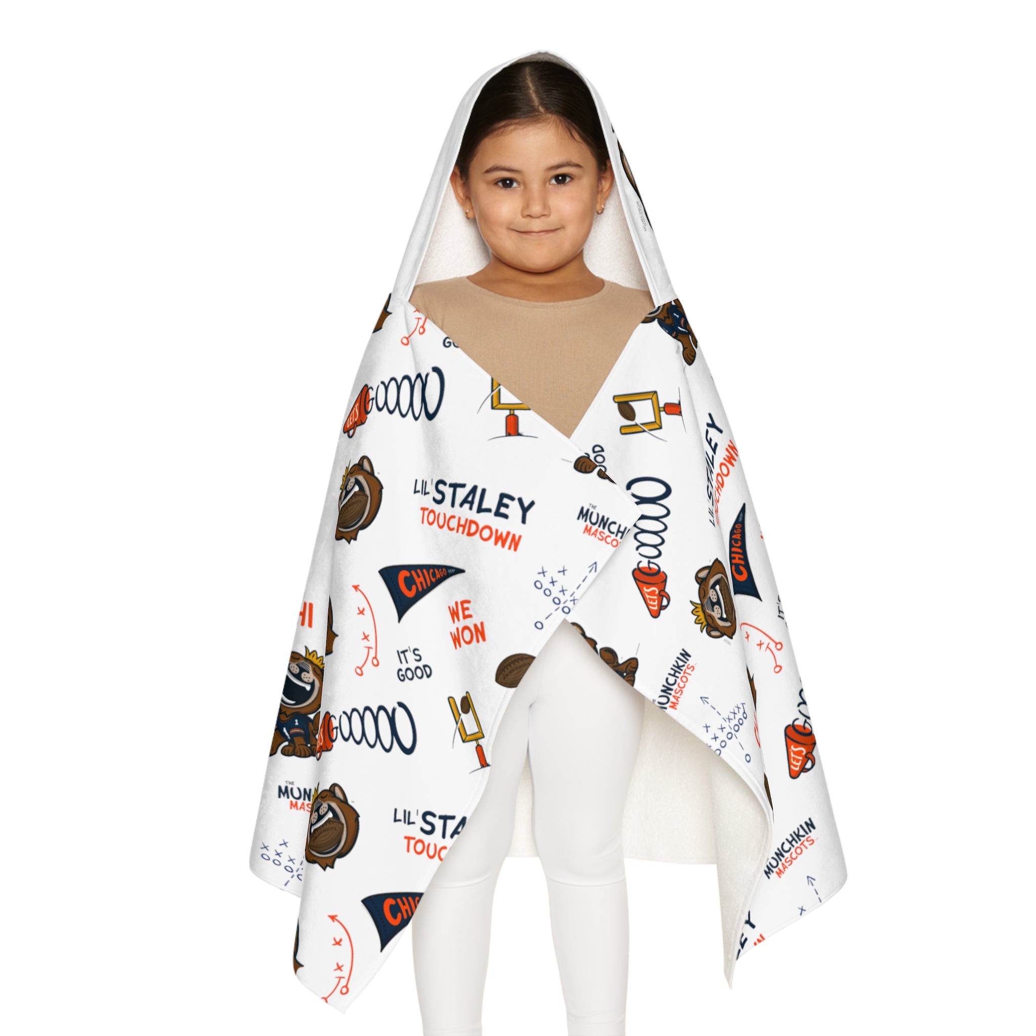 Youth Hooded Towel - Lil' Staley CHI Football